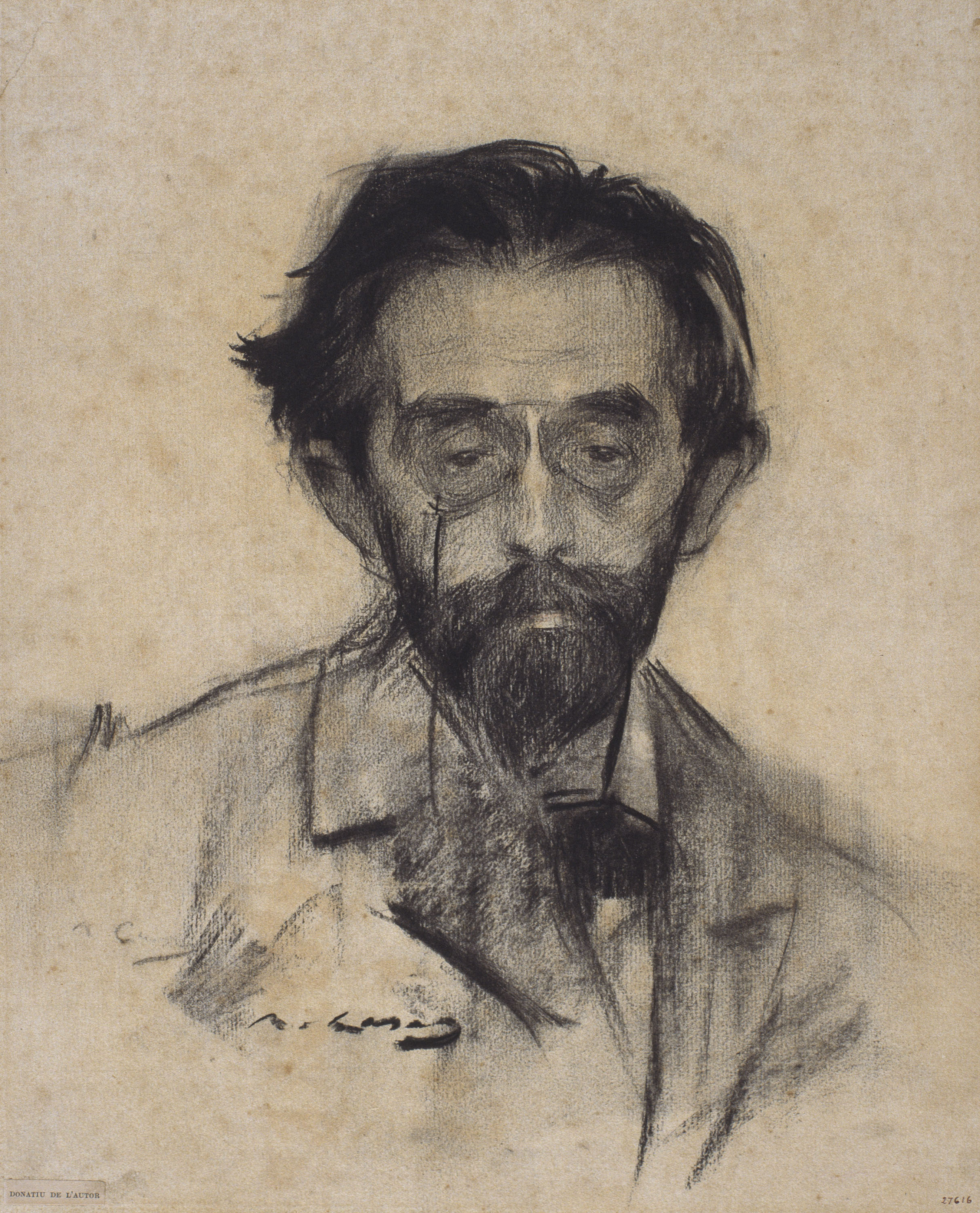 image for: Ramon Casas - Retrat de Louis Xavier de Ricard - 1901