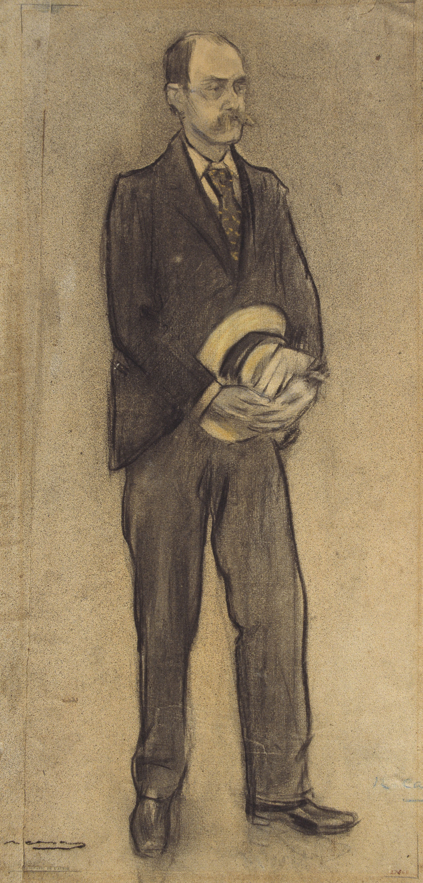 image for: Ramon Casas - Retrat de Josep M. Pascual - Cap a 1897-1899