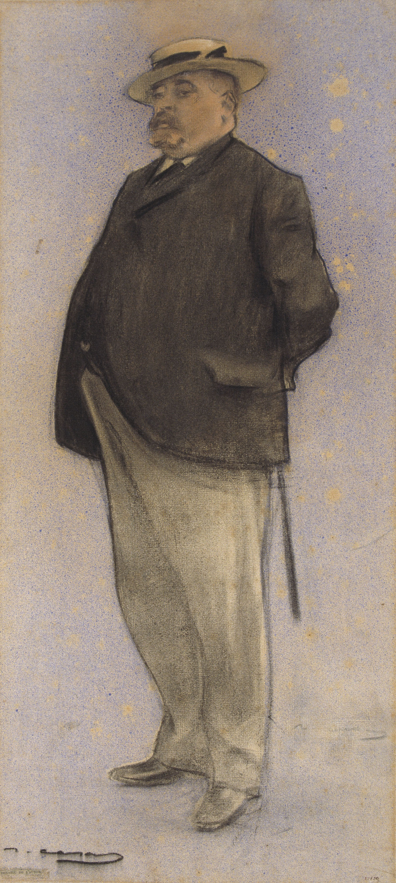 image for: Ramon Casas - Retrat de Daniel Ortiz - 1898