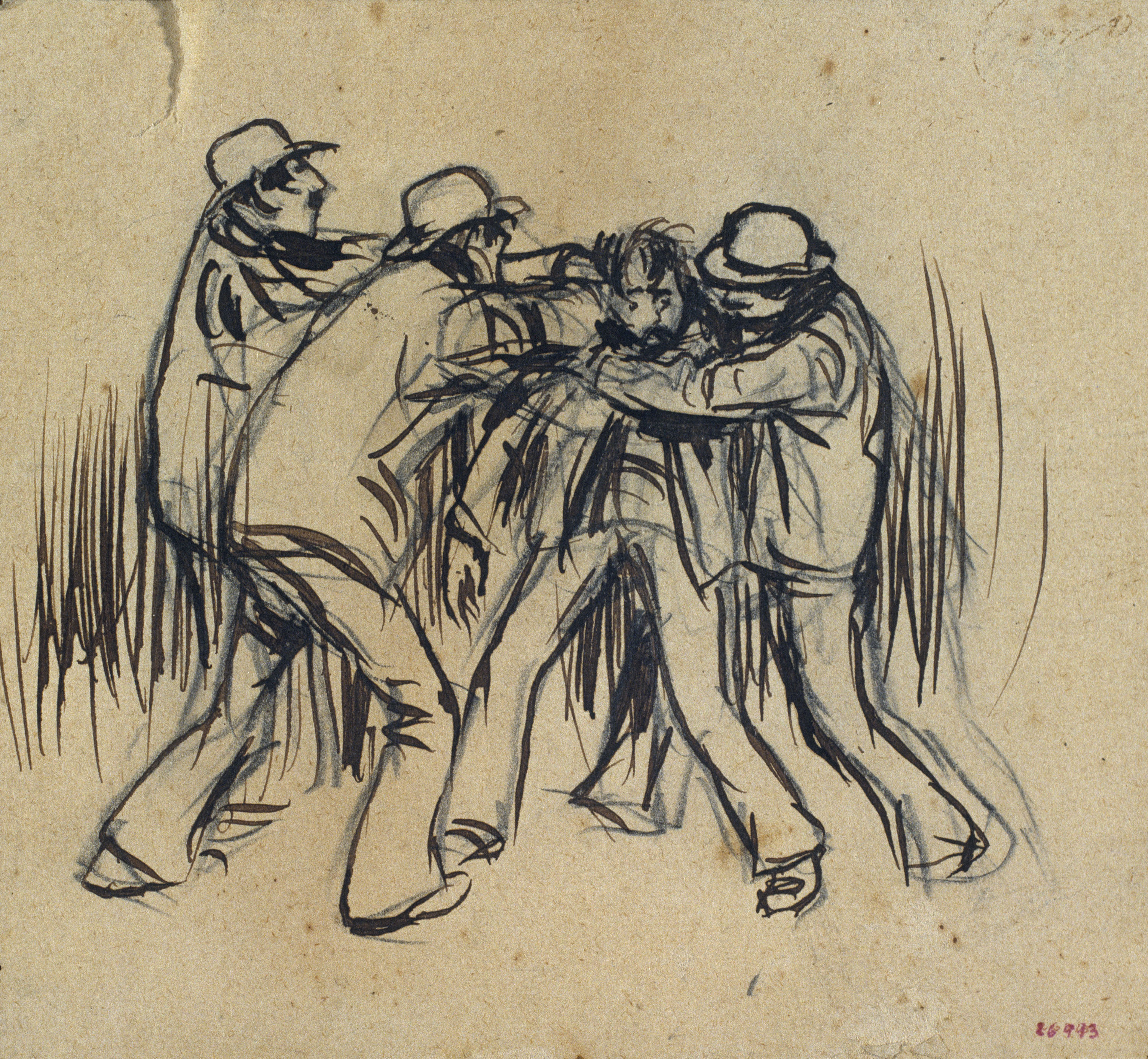 image for: Ramon Casas - Baralla - 1892