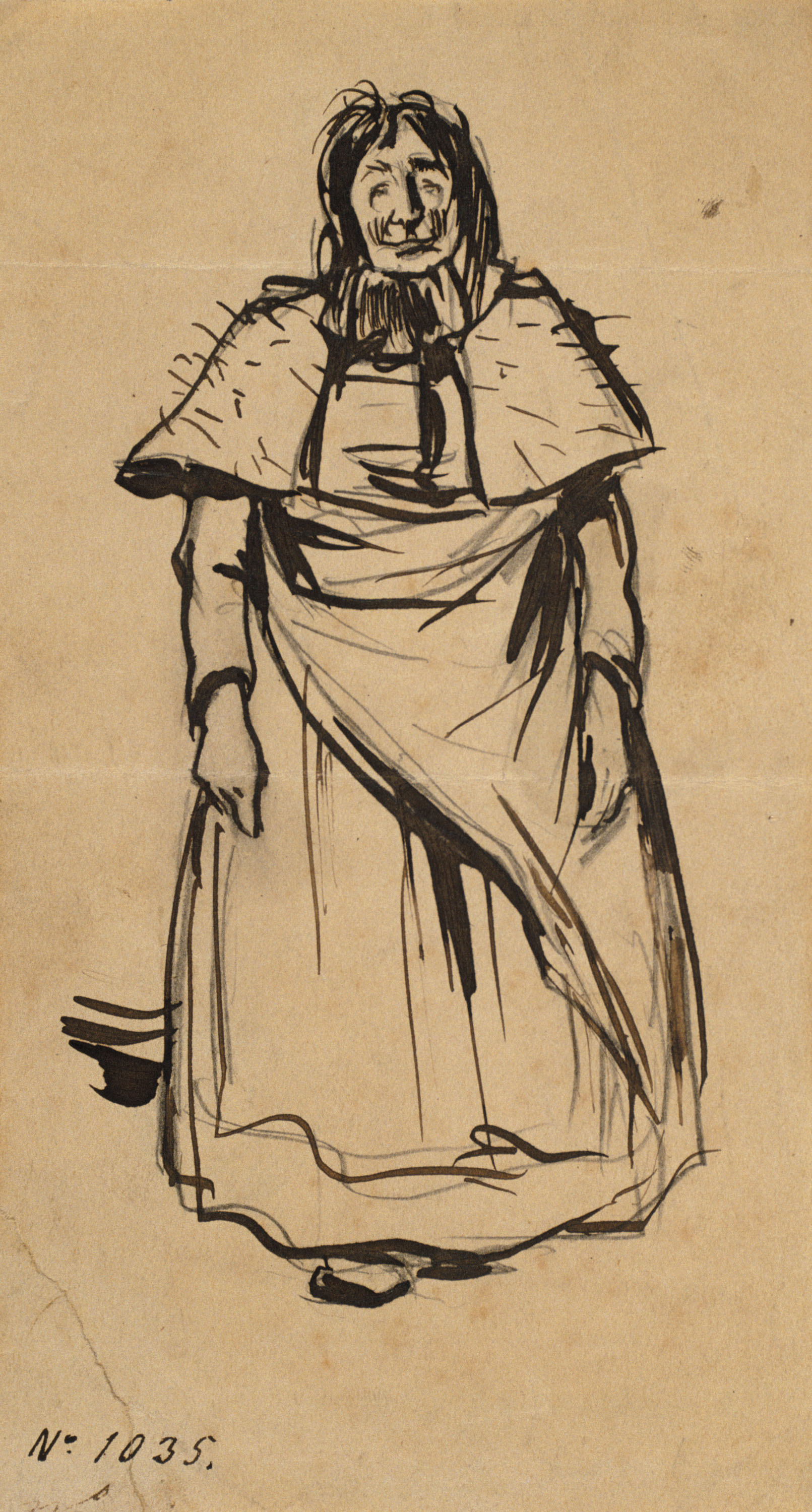 image for: Ramon Casas - Dona vella - Cap a 1890-1902