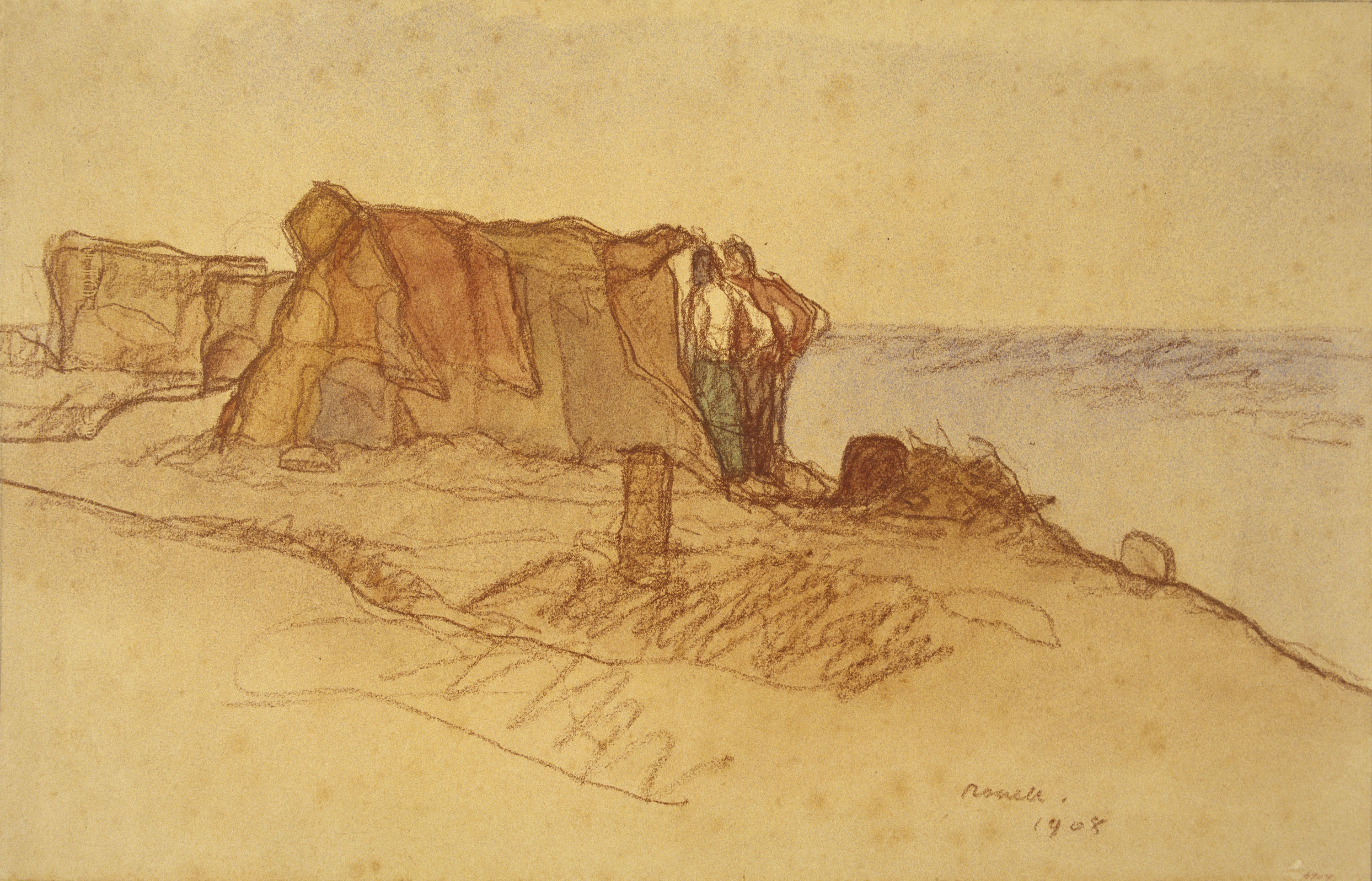 image for: Isidre Nonell - Barraques - 1908