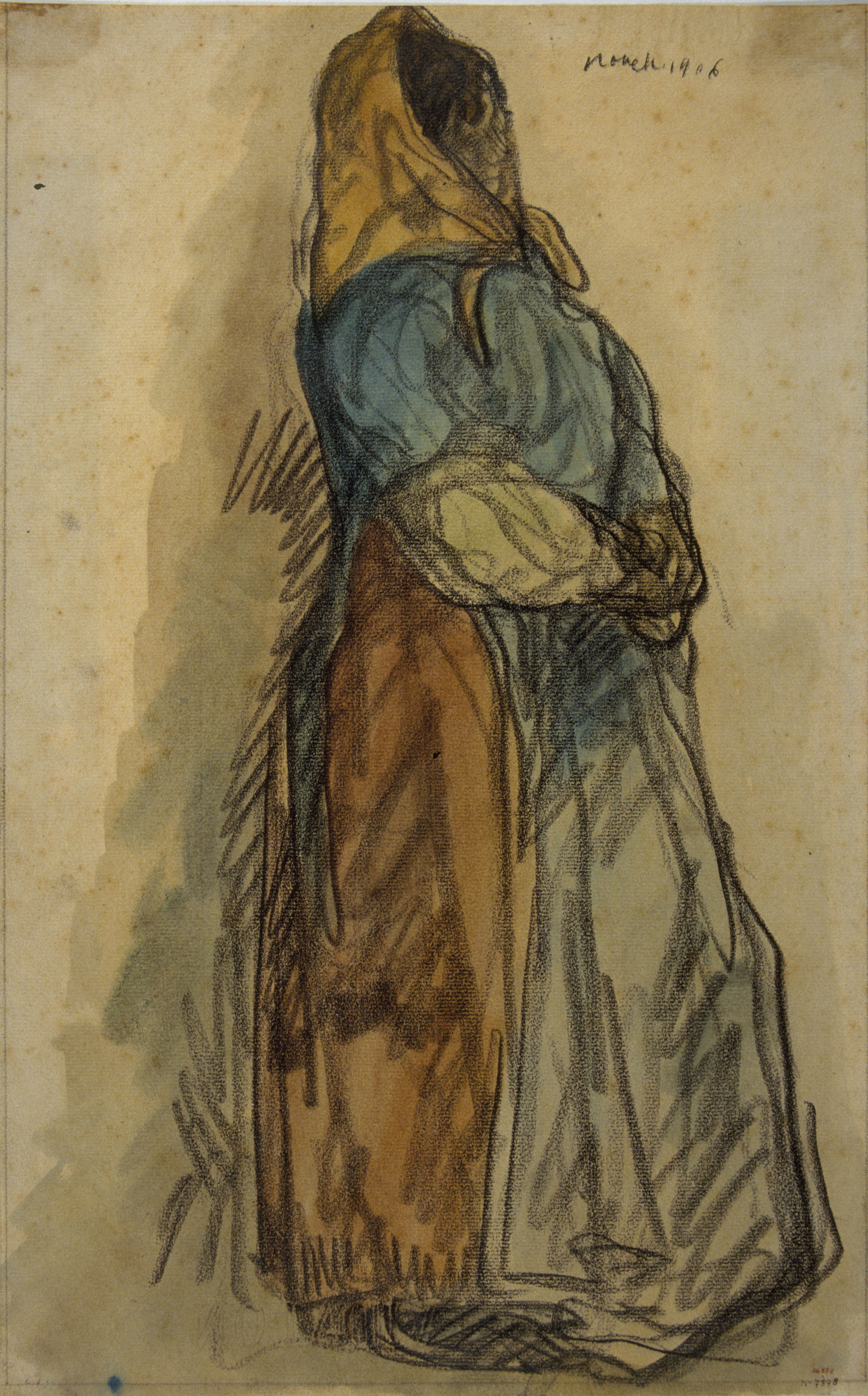 image for: Isidre Nonell - A l'aguart - 1906