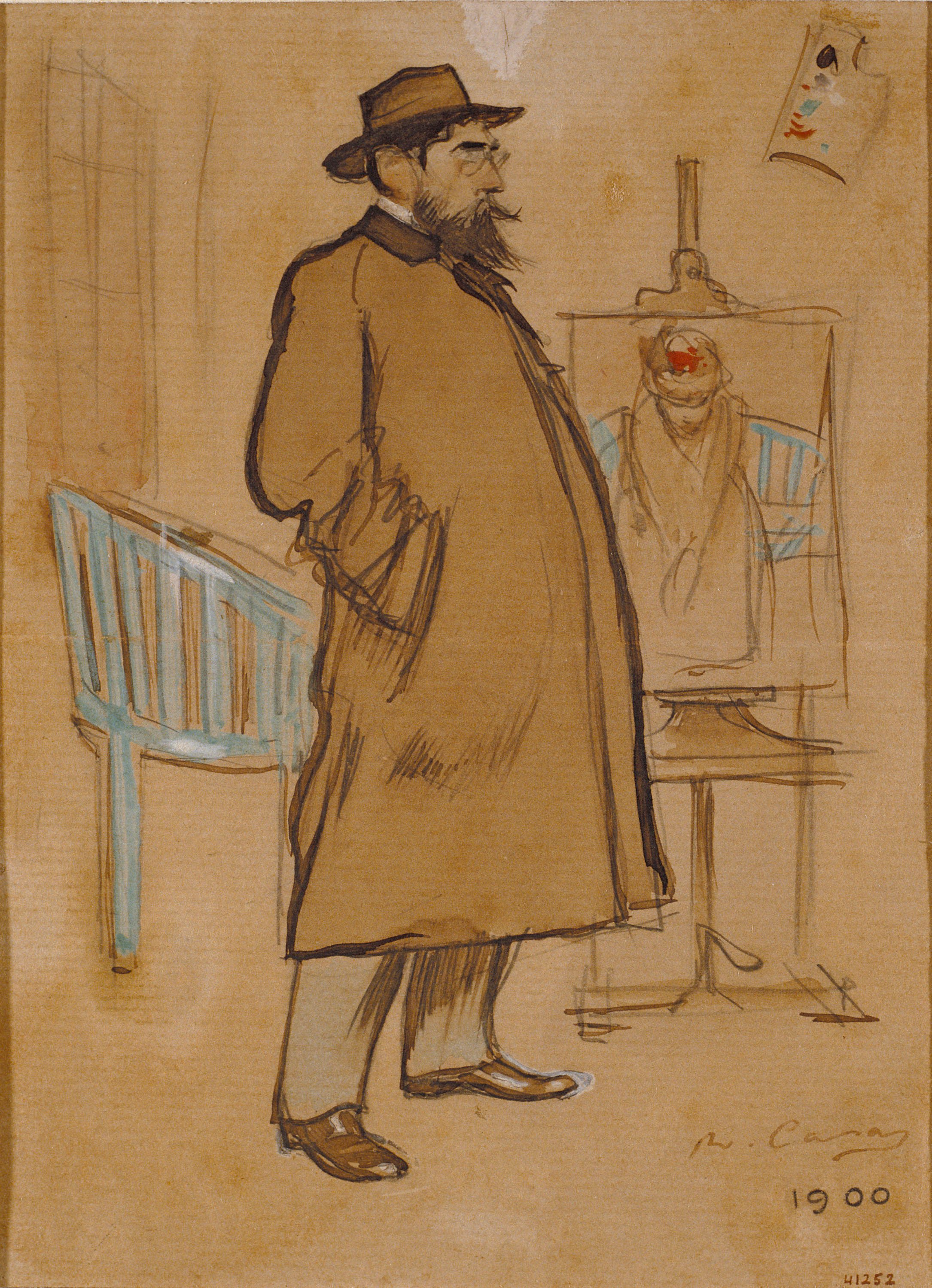 image for: Ramon Casas - Autoretrat - 1900