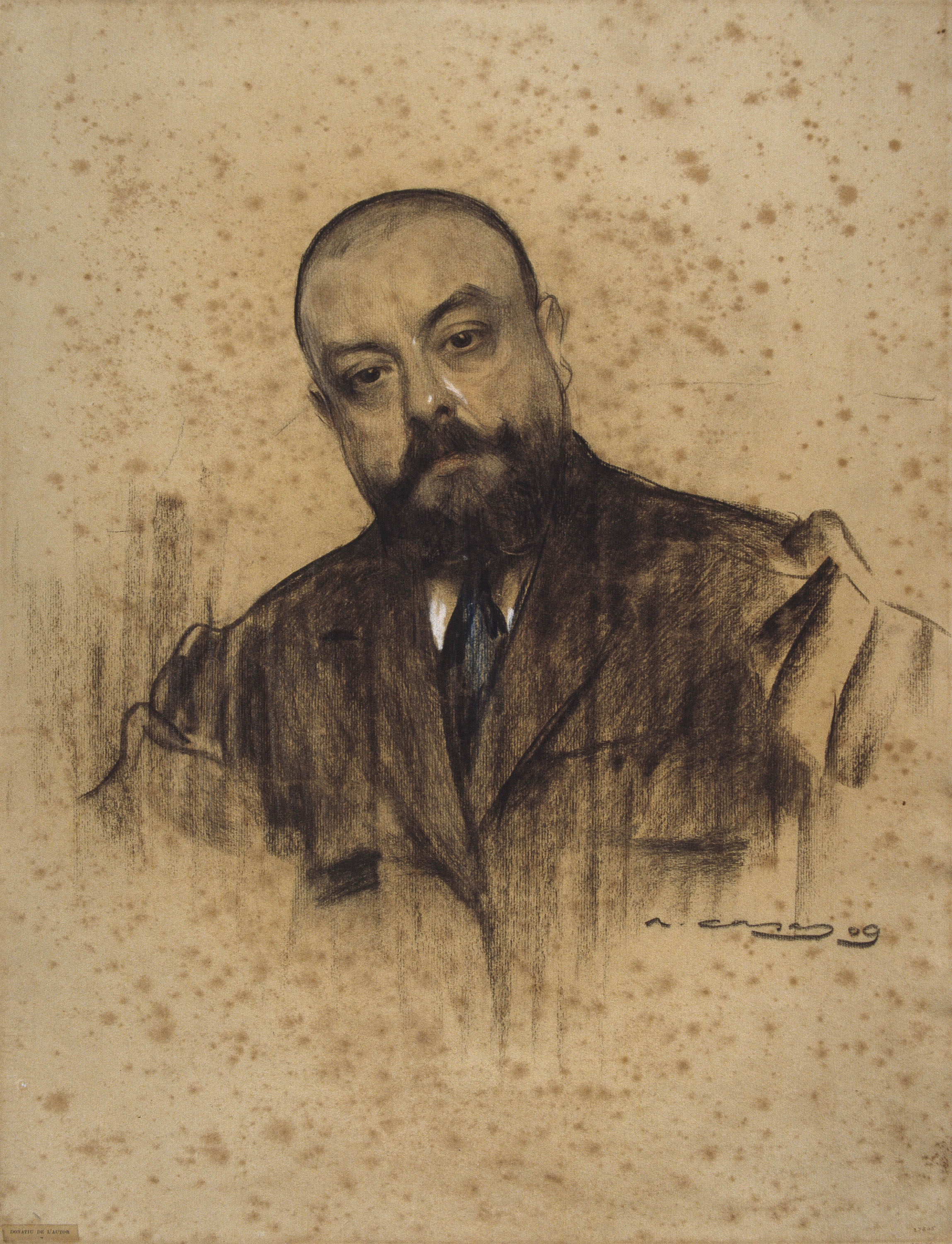 image for: Ramon Casas - Retrat de Miquel dels Sants Oliver - 1909