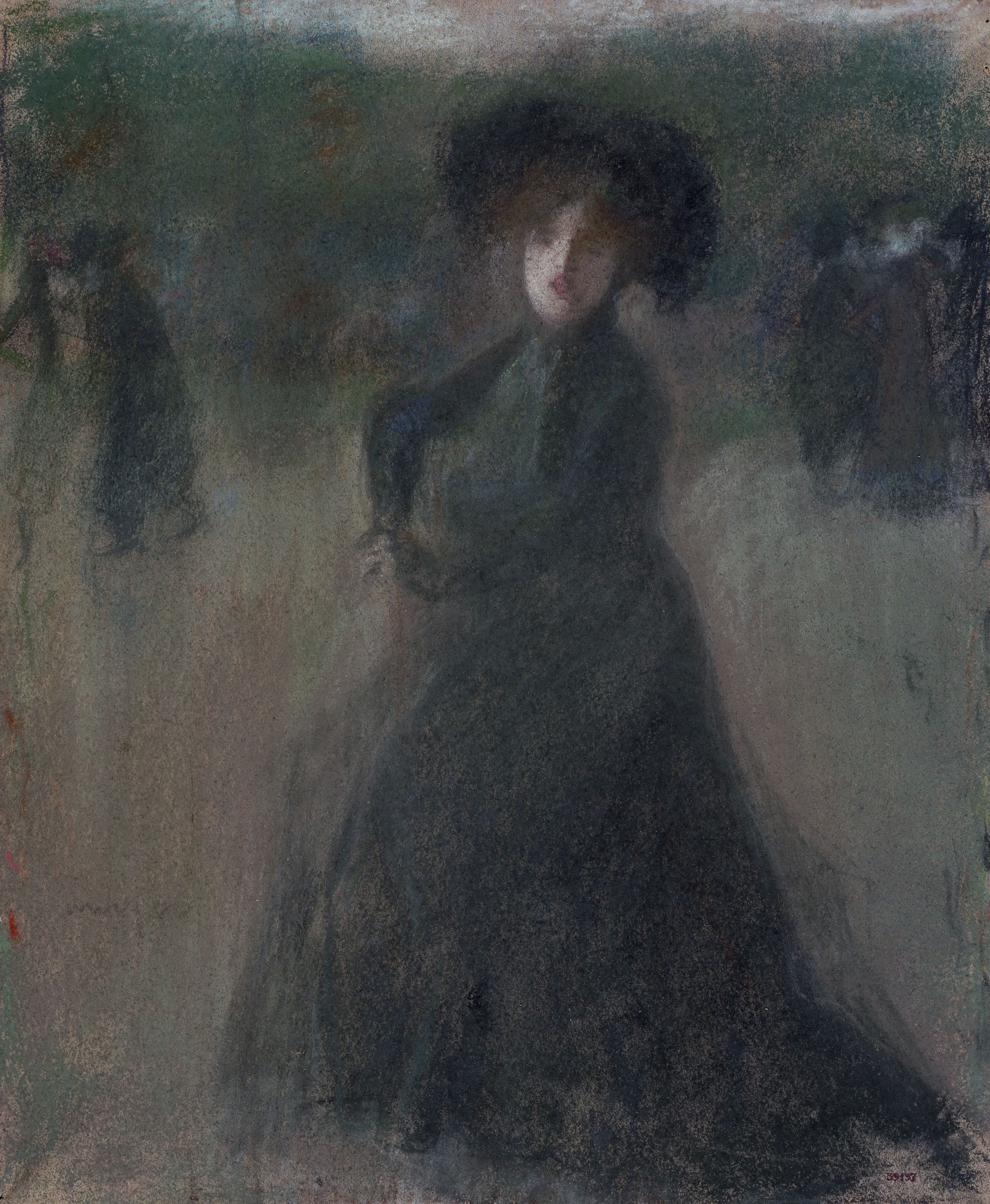 image for: Joaquim Sunyer - Dona als jardins del Luxemburg - Cap a 1900