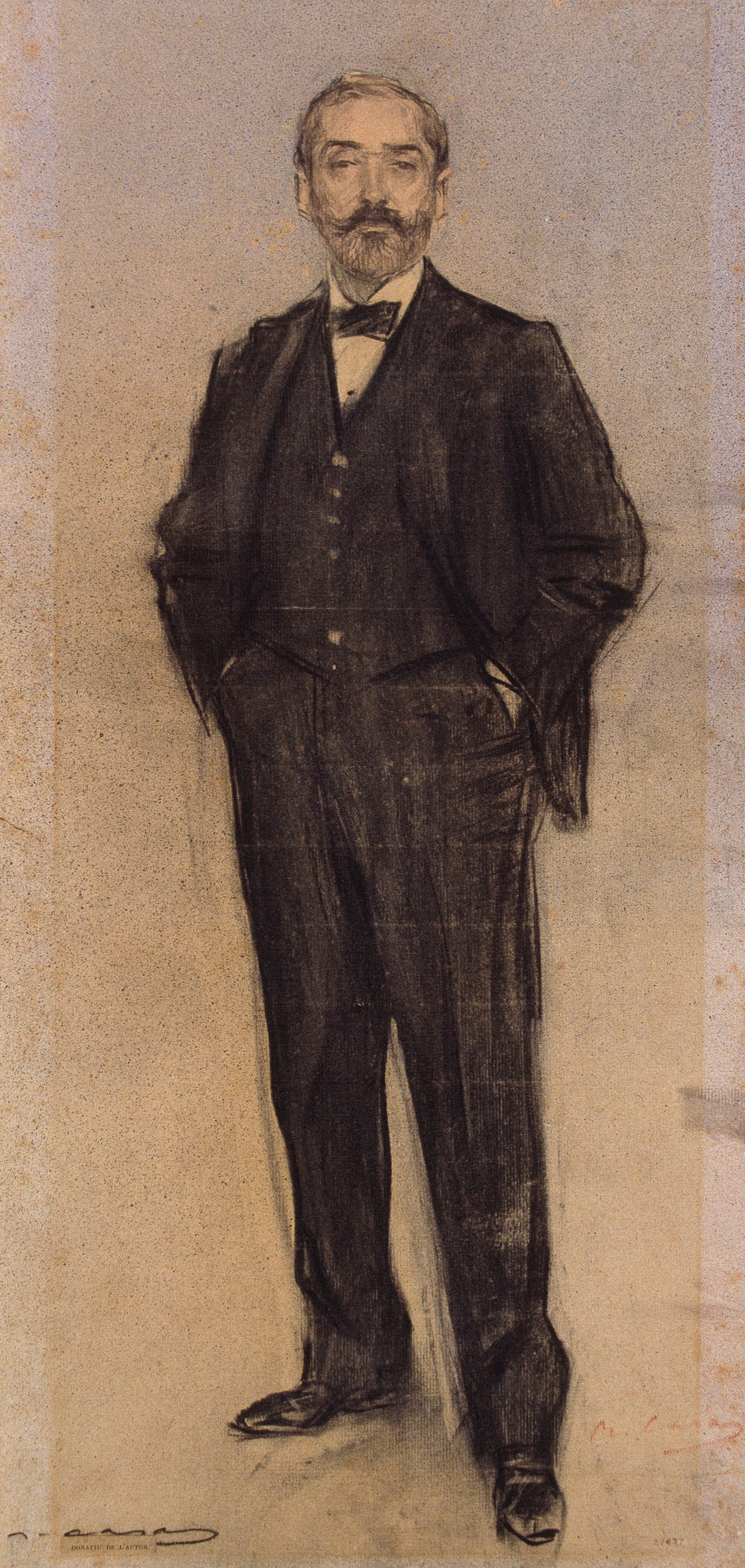 image for: Ramon Casas - Retrat d'Emili Fernández, «Napoleon» - Cap a 1897-1899