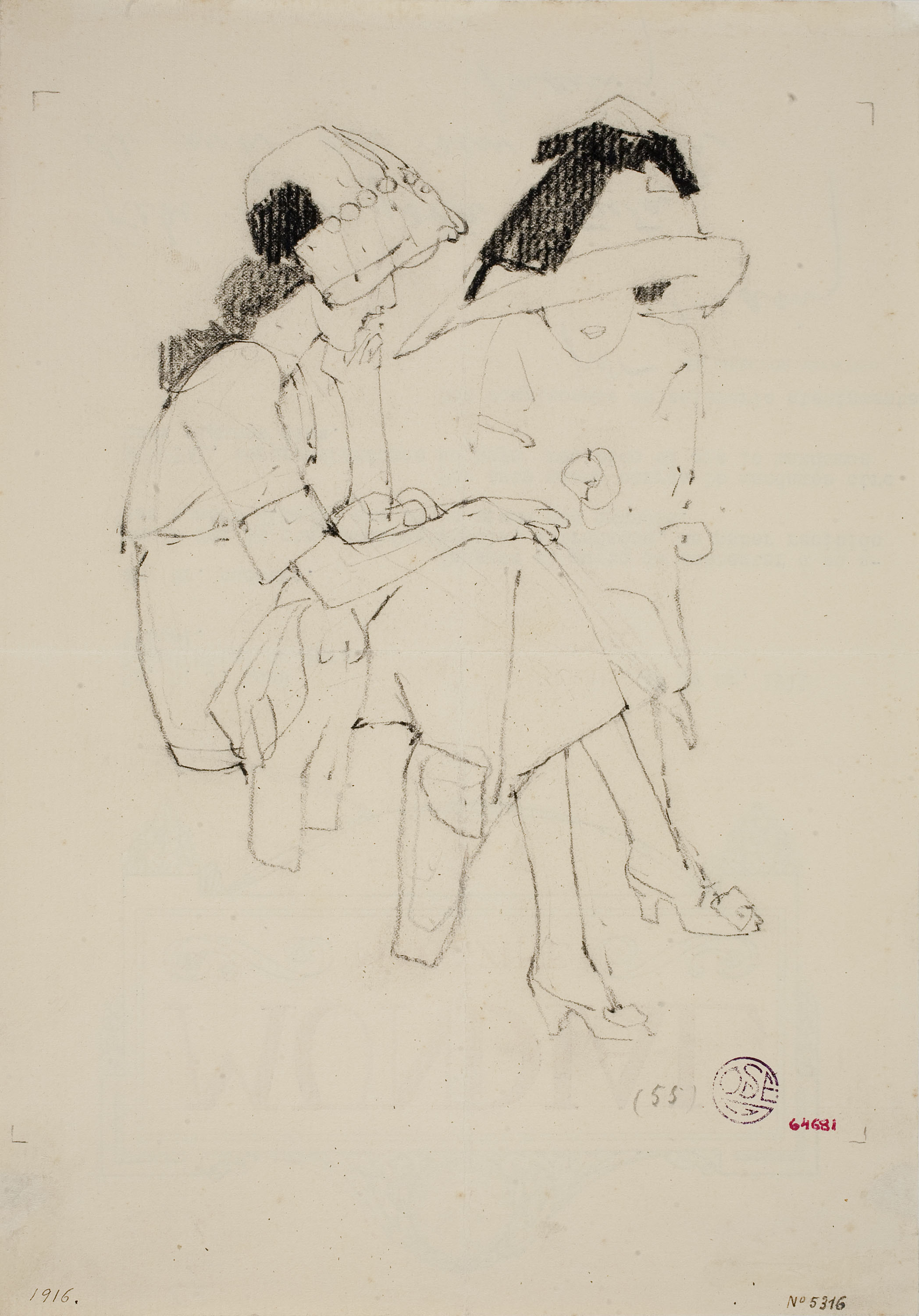 image for: Francesc Xavier Gosé - Noies assegudes - Cap a 1911