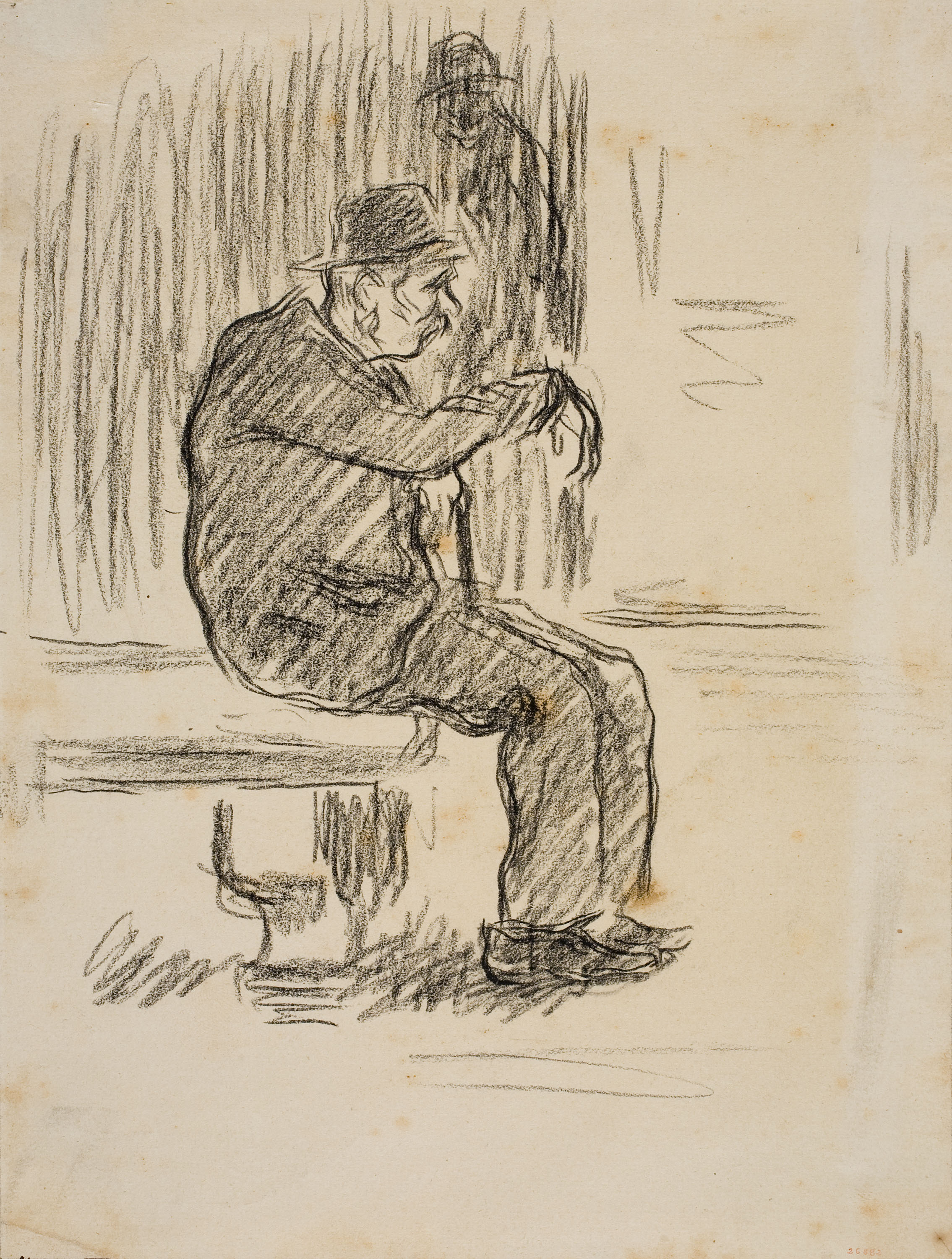 image for: Isidre Nonell - Home assegut - Cap a 1894