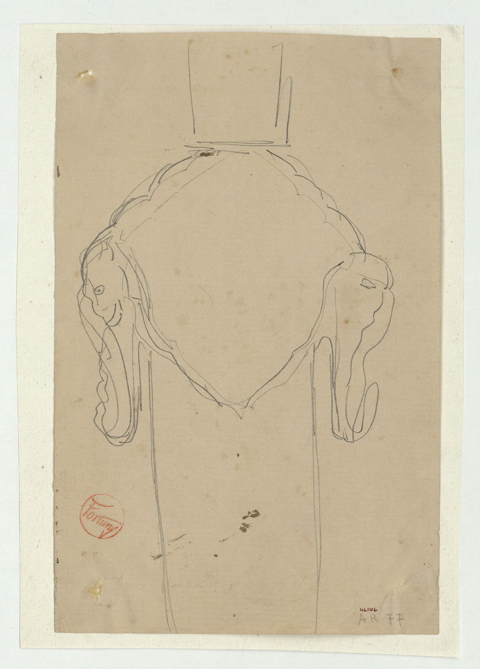 image for: Marià Fortuny - Guarnició d'espasa d'estil musulmà - Cap a 1870-1872