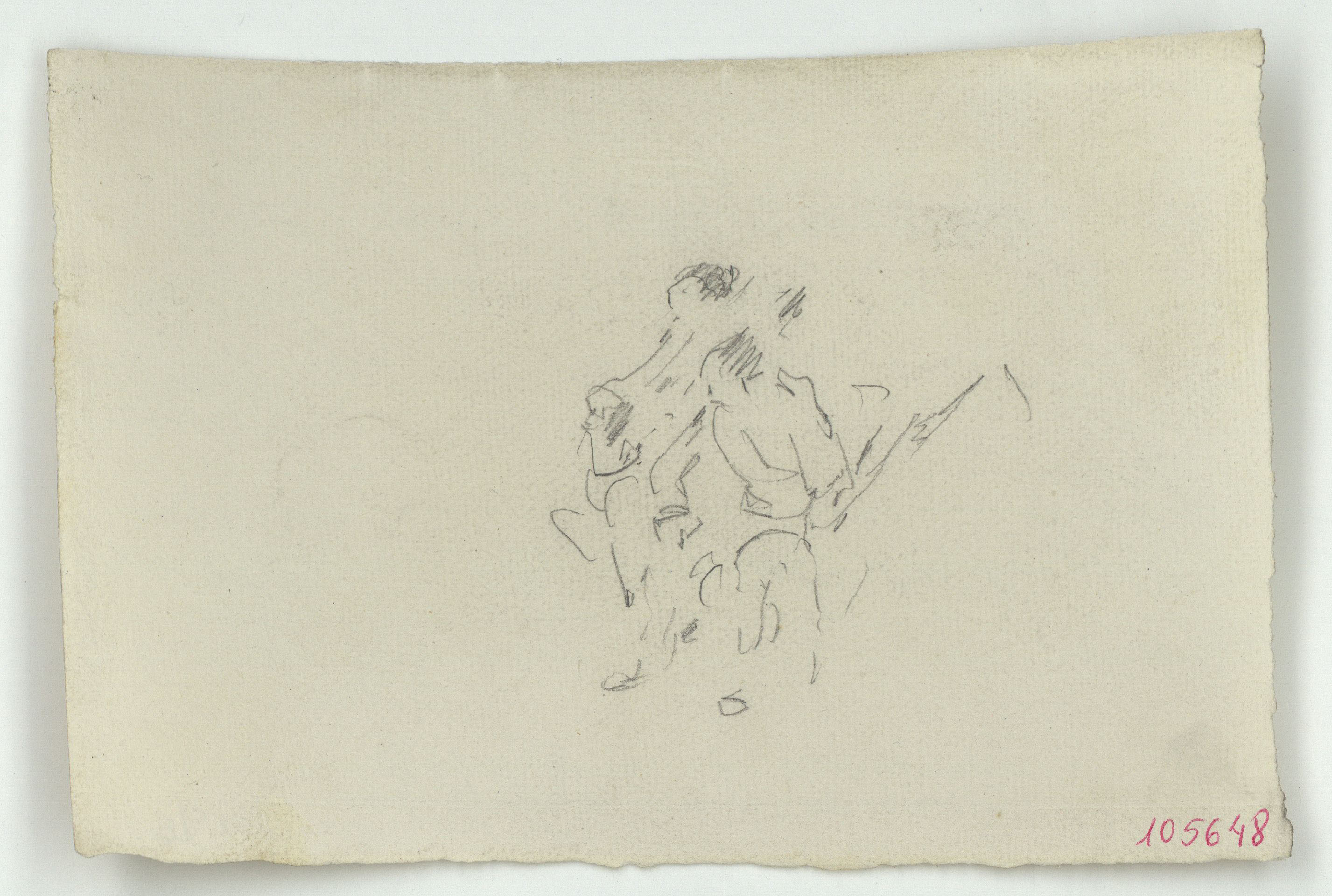 image for: Marià Fortuny - Croquis de figures - Cap a 1867-1874