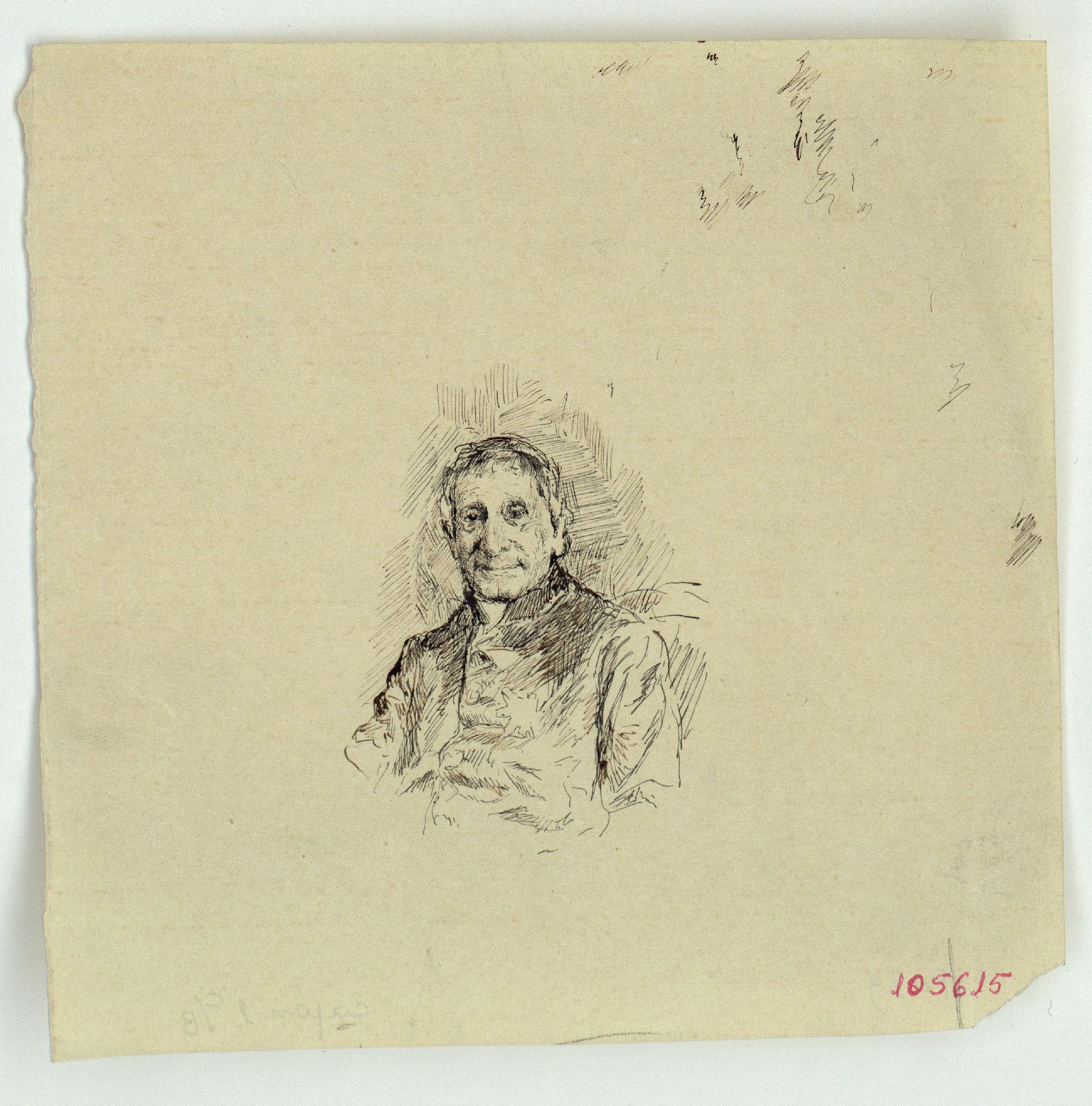 image for: Marià Fortuny - Retrat masculí - Cap a 1867-1872