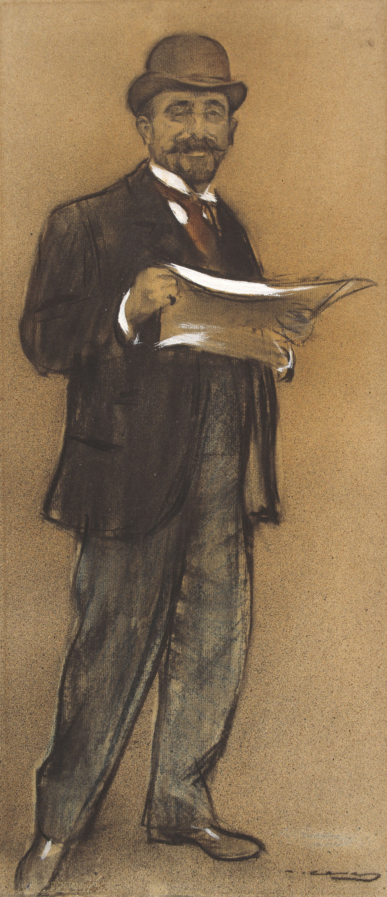 image for: Ramon Casas - Retrat de Francesc Casanovas - Cap a 1897-1899