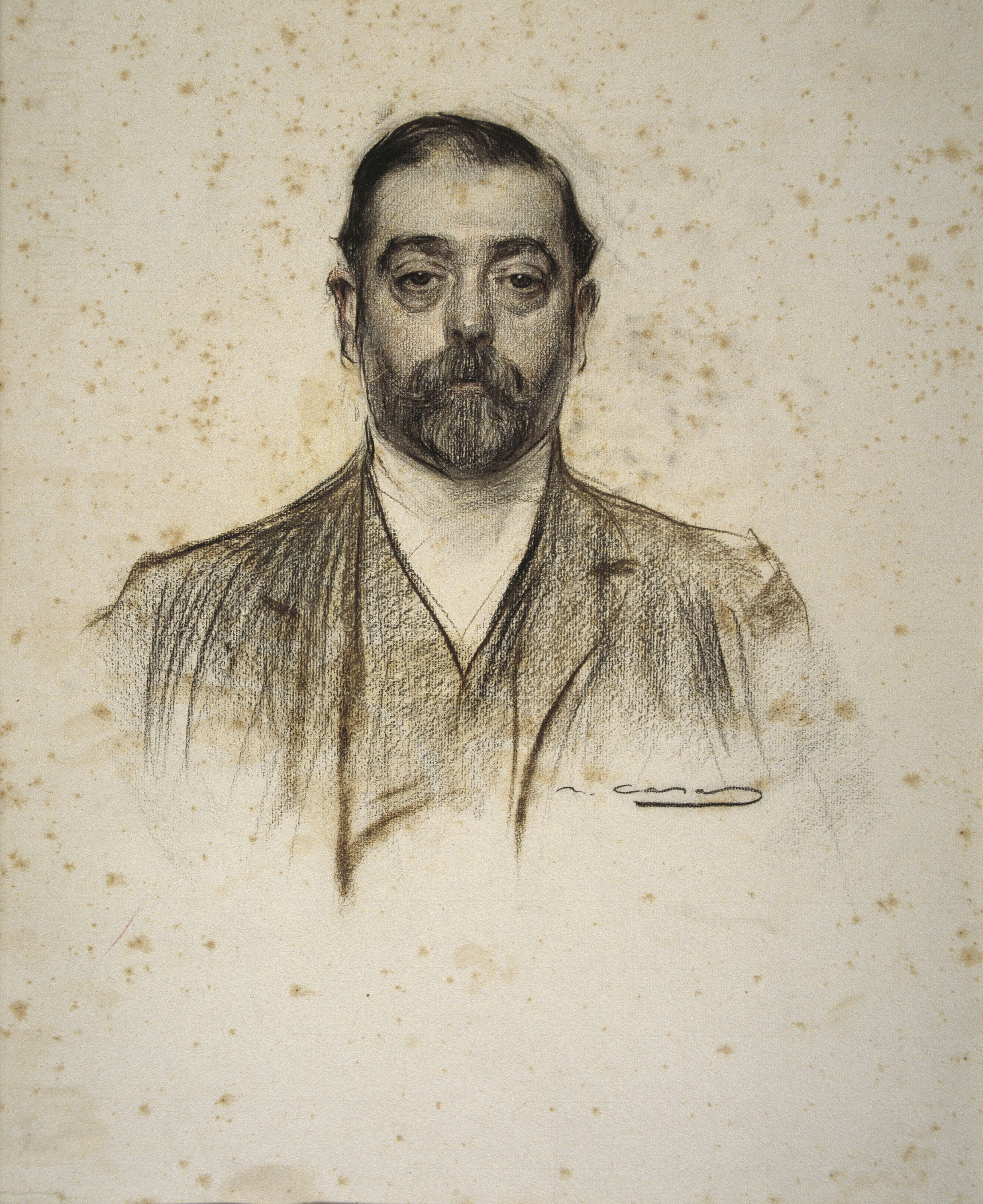 image for: Ramon Casas - Retrat d'Emili Cabot - Cap a 1905-1908