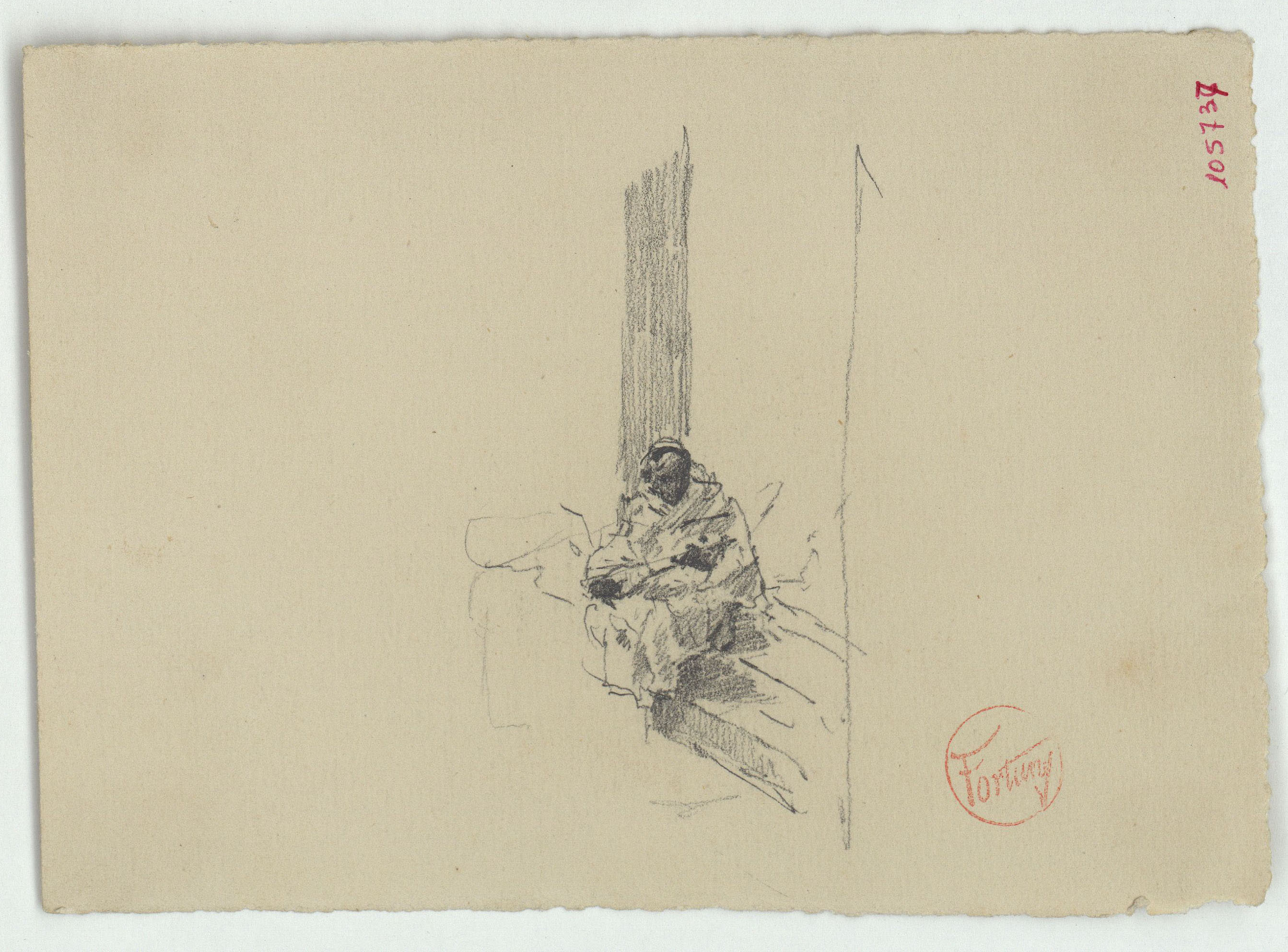 image for: Marià Fortuny - Músic marroquí (anvers) / Creus llatines (revers) - Cap a 1860-1862