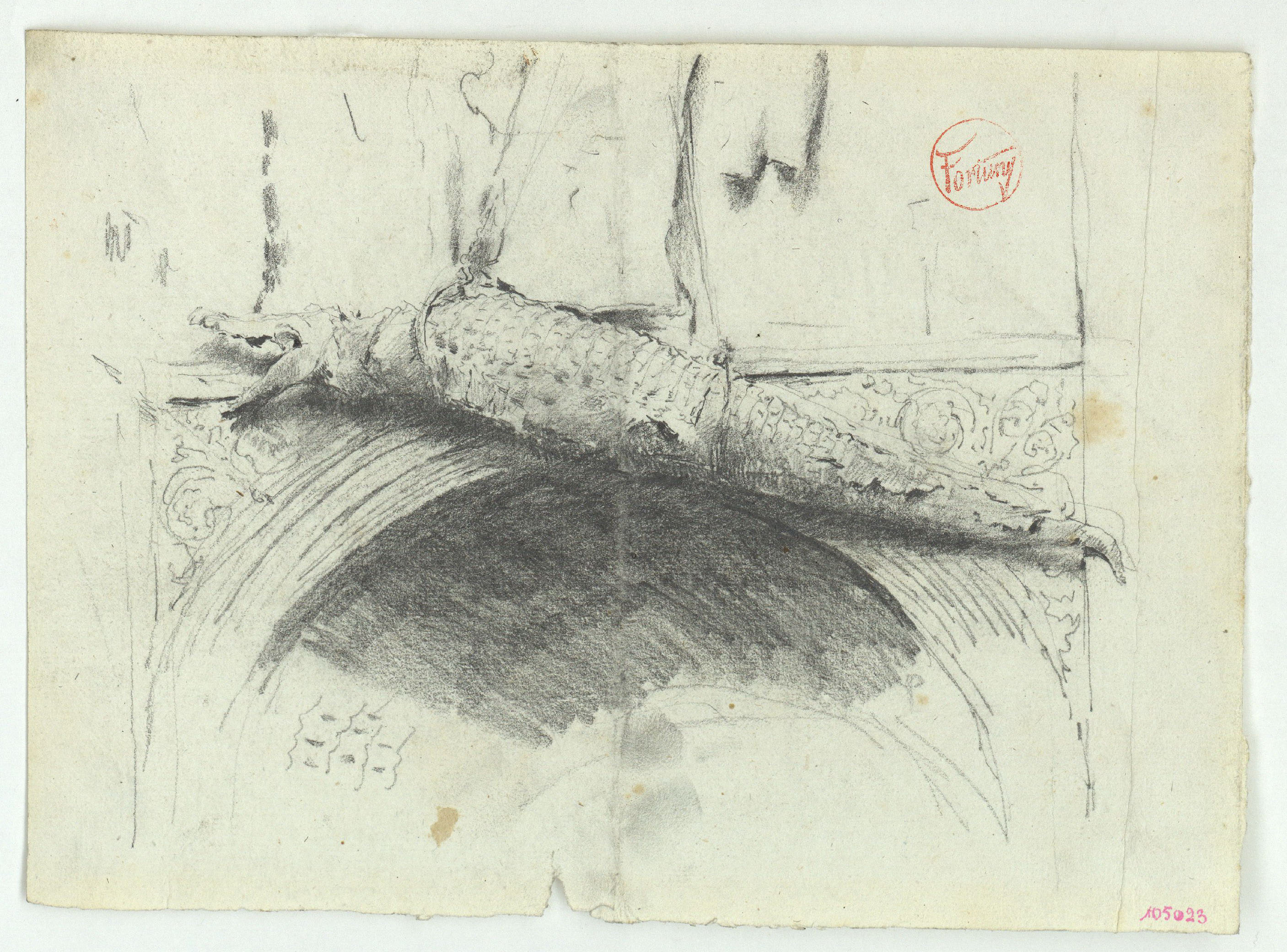 image for: Marià Fortuny - Porta del Llangardaix de la catedral de Sevilla - Cap a 1867-1872