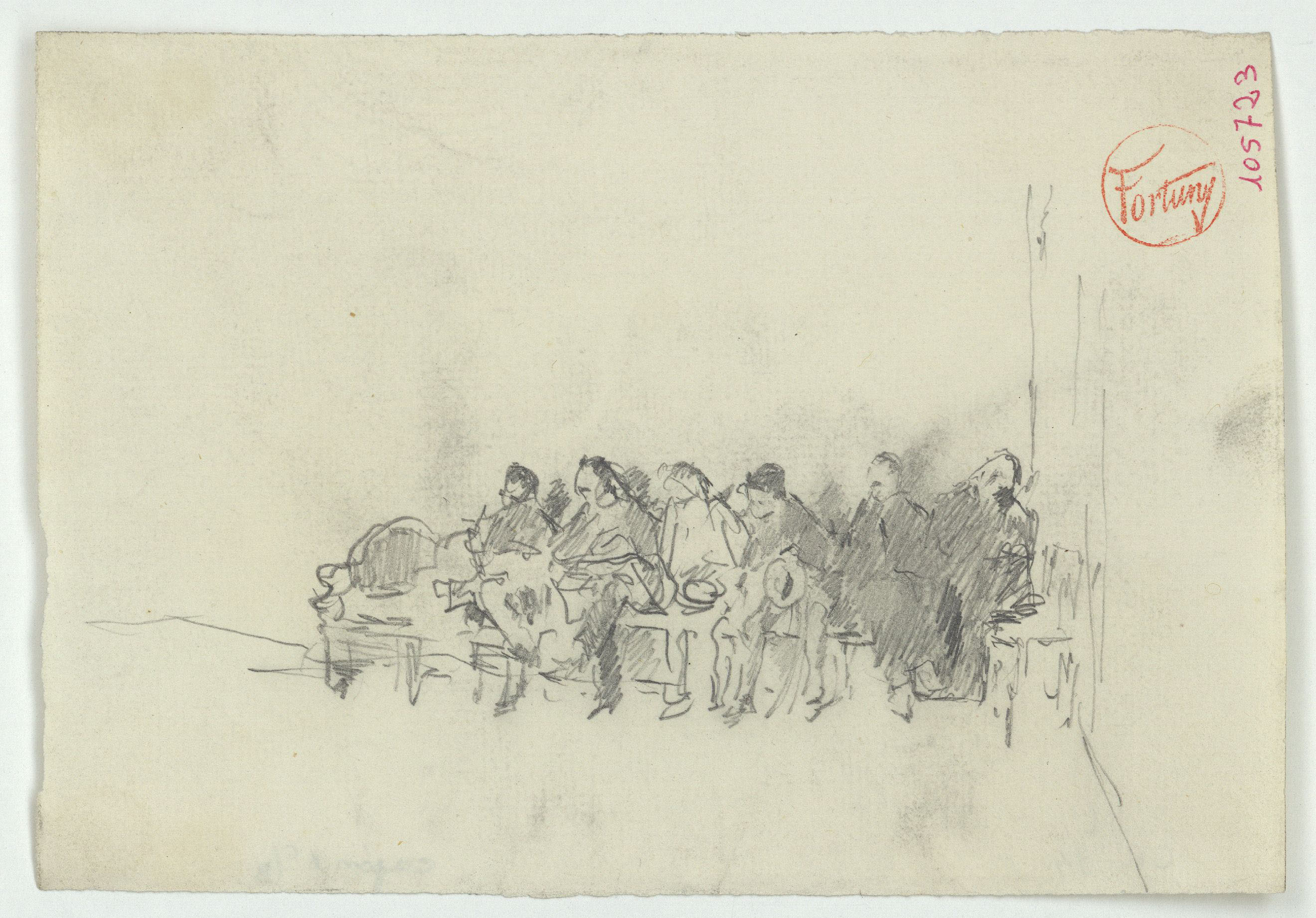 image for: Marià Fortuny - Homes asseguts - Cap a 1871