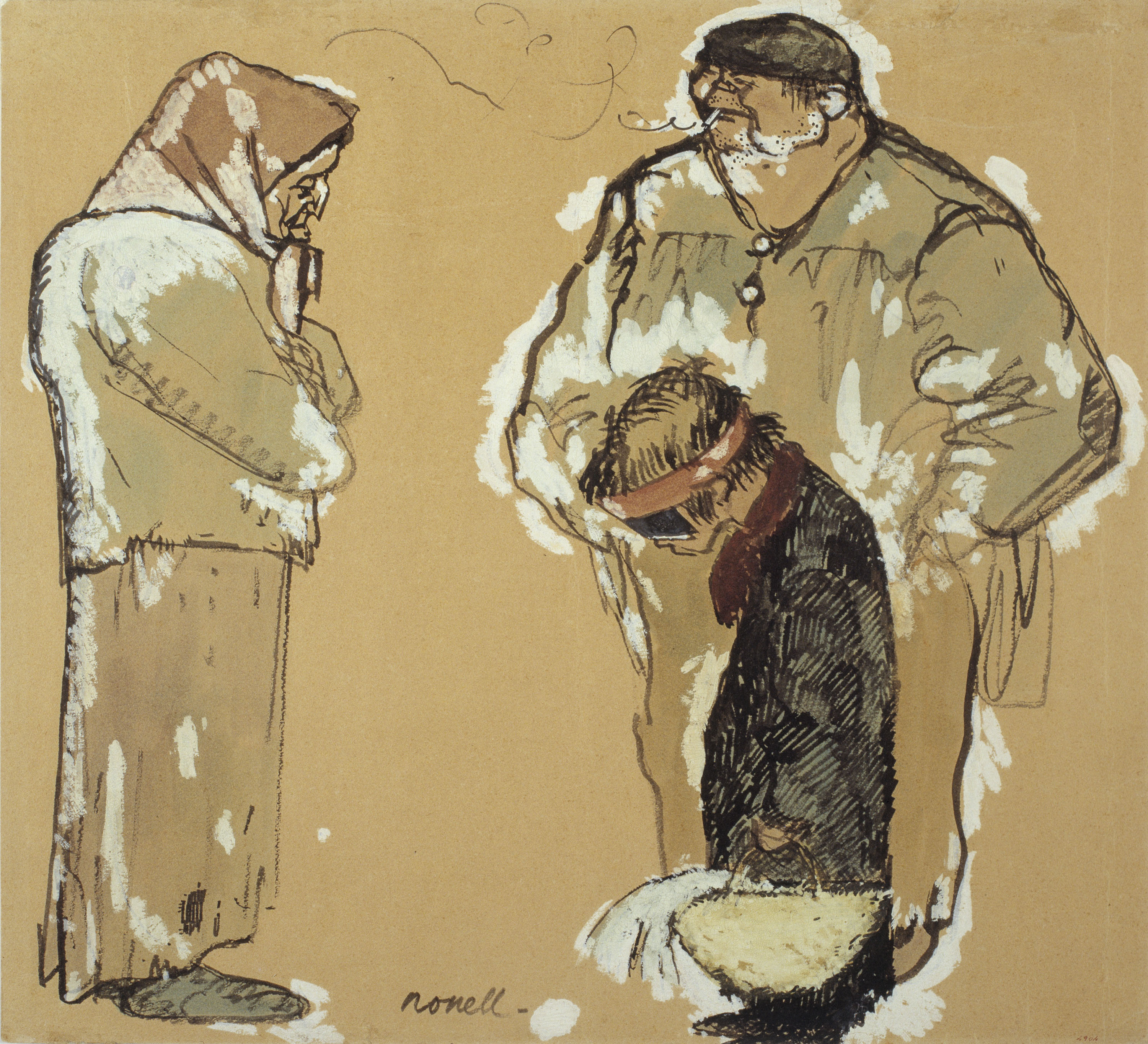 image for: Isidre Nonell - Pobrissalla - 1909