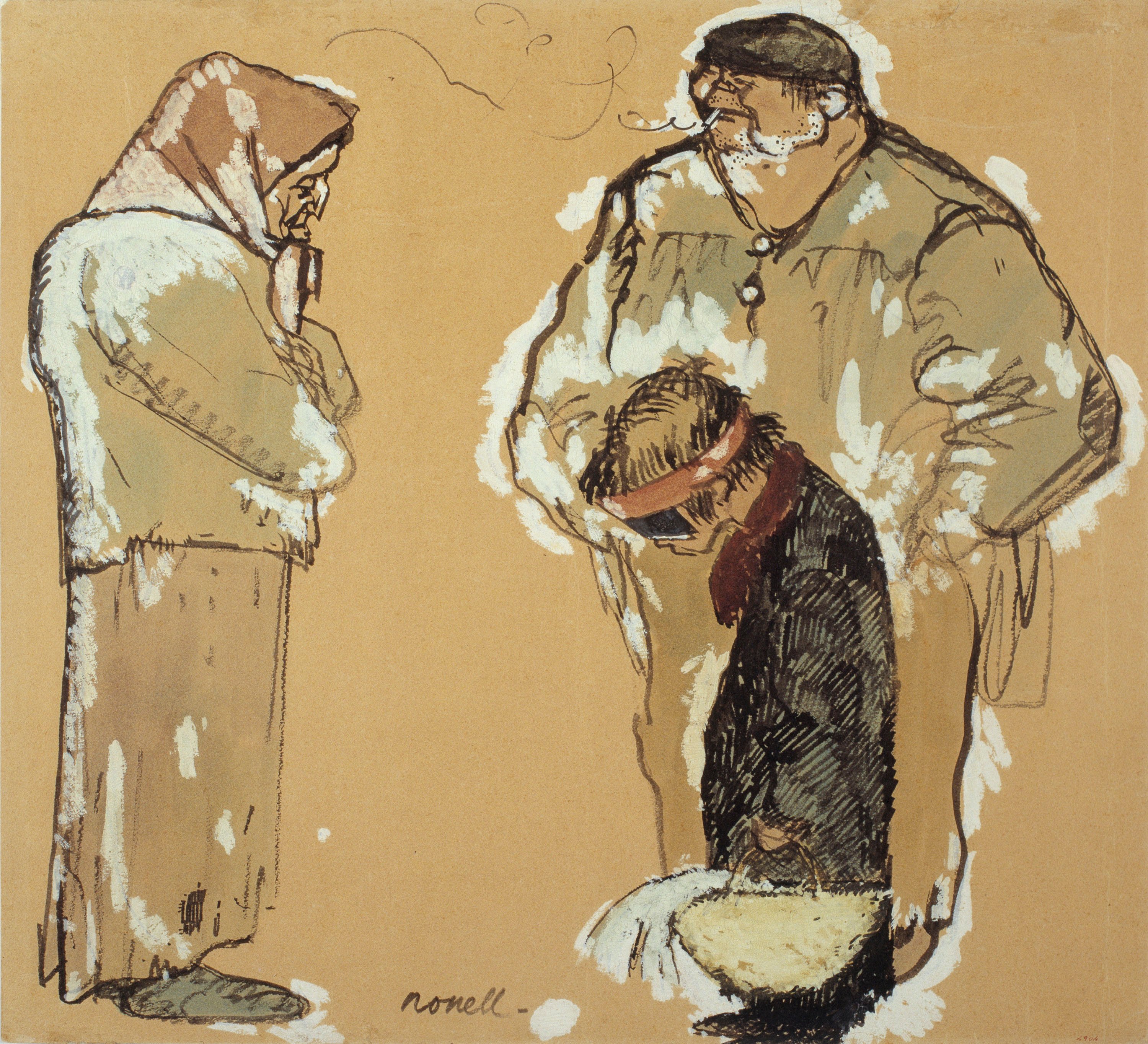 image for: Isidre Nonell - Pobrissalla - 1909