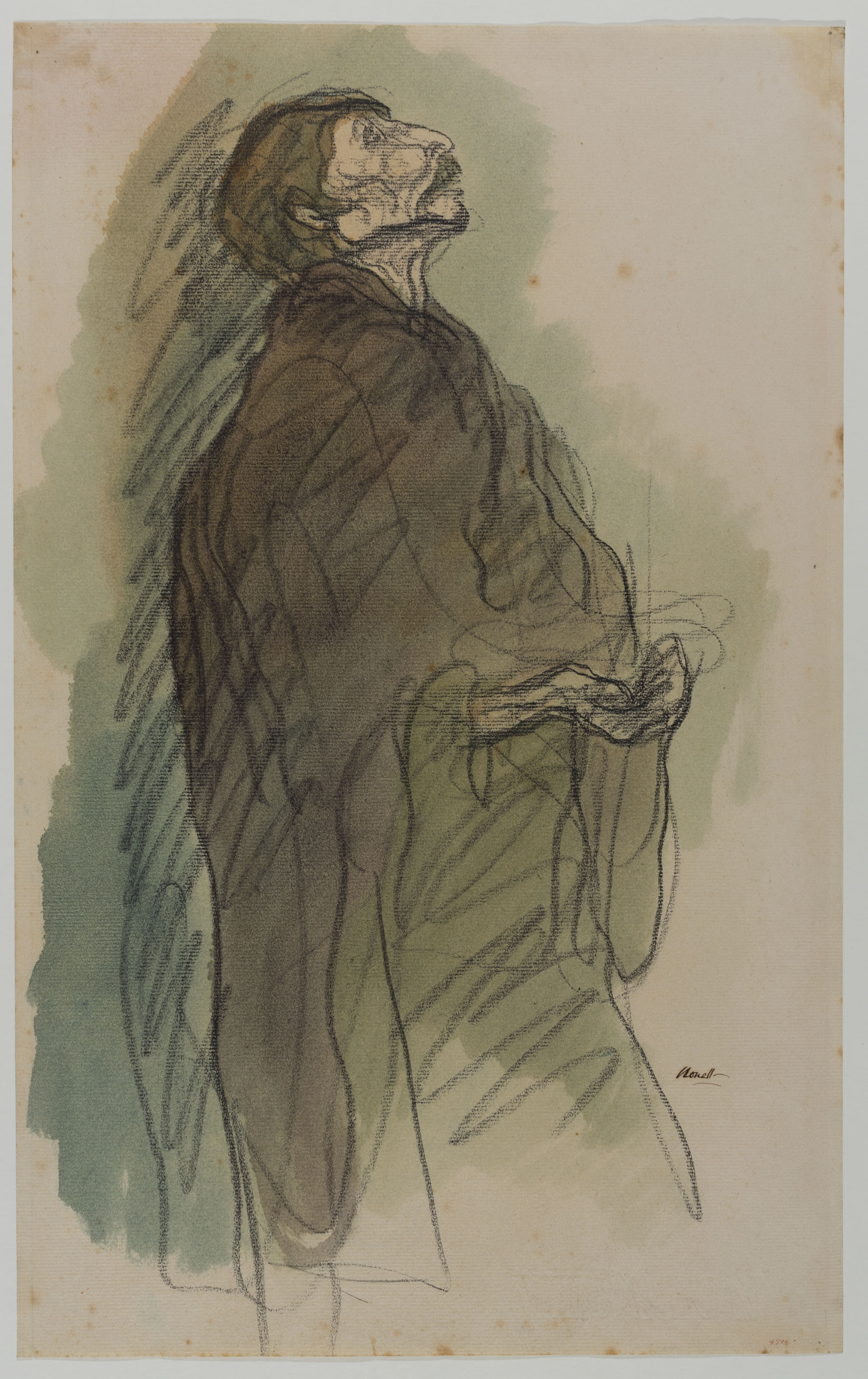 Isidre Nonell - Cec captaire - 1906 image for: Isidre Nonell - Cec captaire - 1906