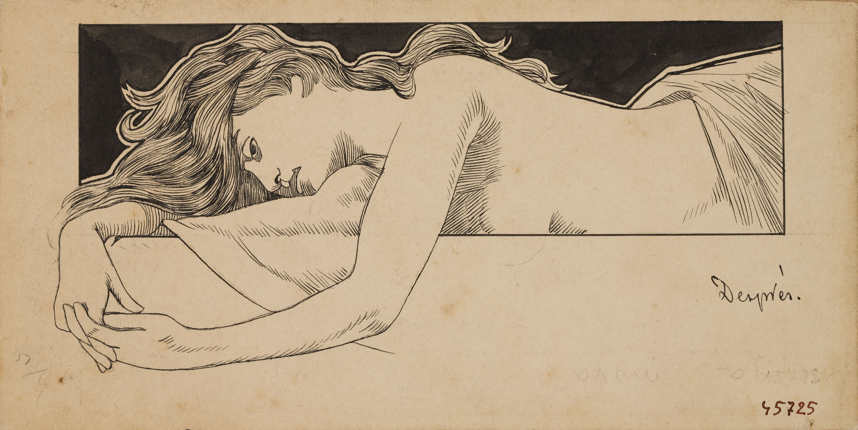 image for: Alexandre de Riquer - Després - Cap a 1890-1900