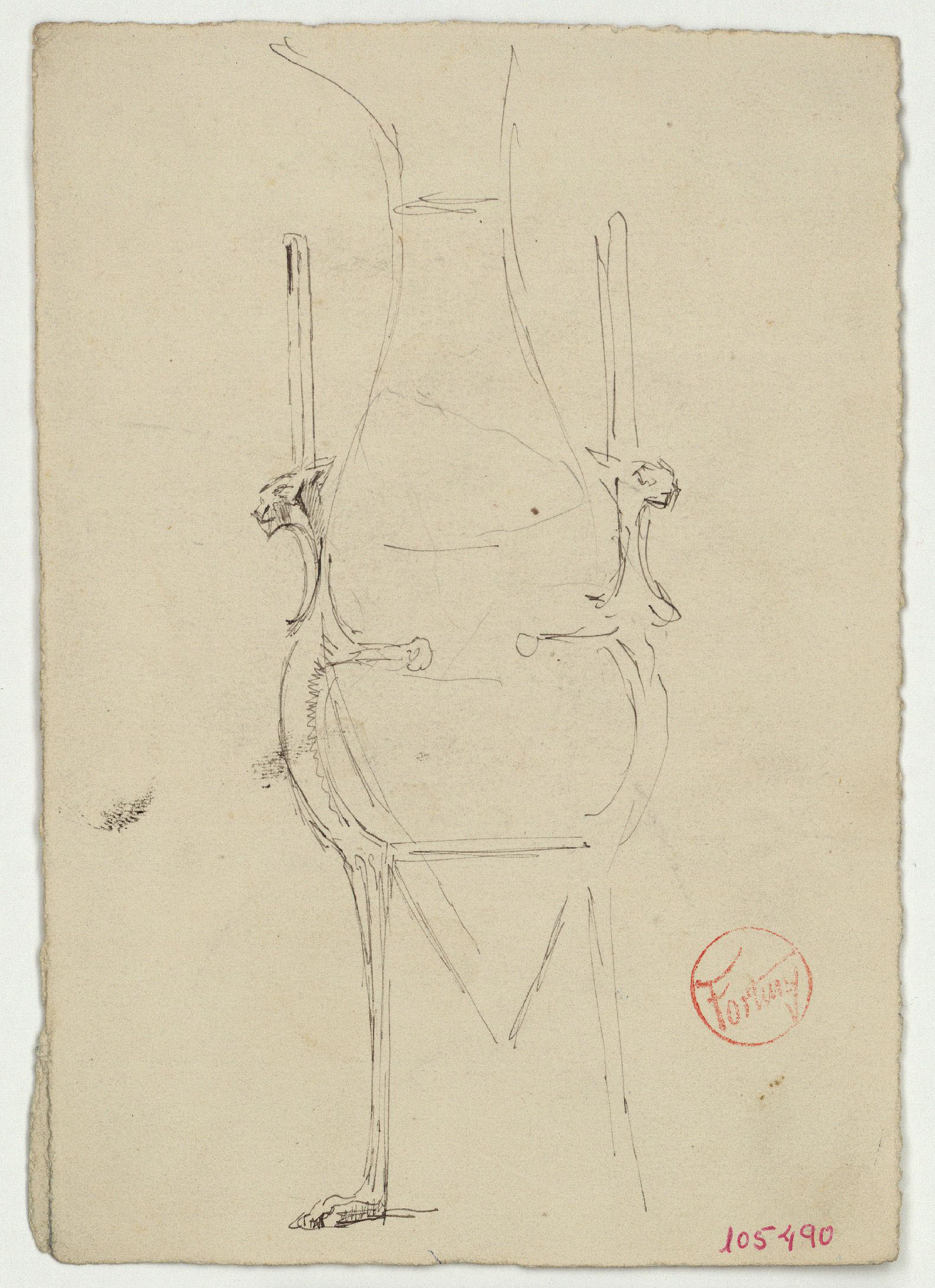 image for: Marià Fortuny - Vas amb peu - Cap a 1870-1872