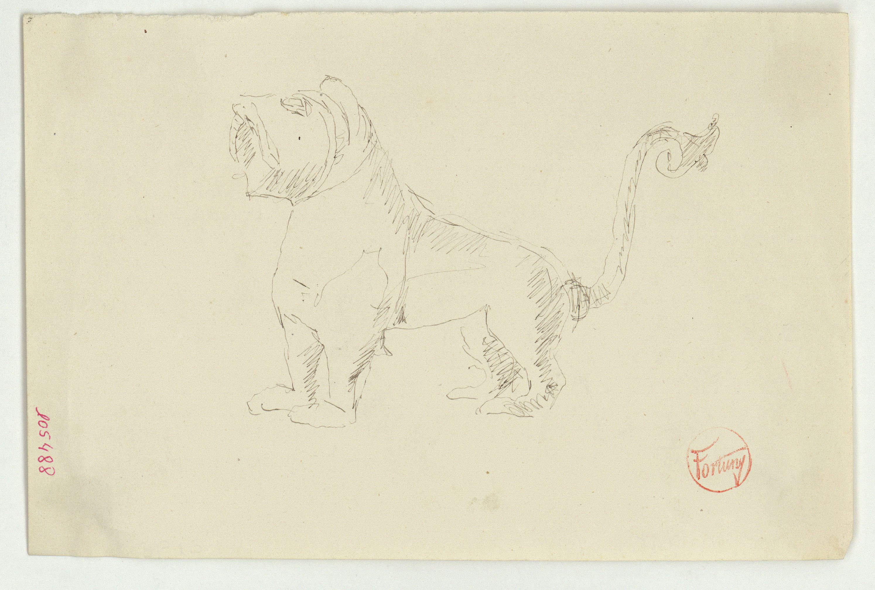 image for: Marià Fortuny - Motiu ornamental d'estil persa - Cap a 1863-1872