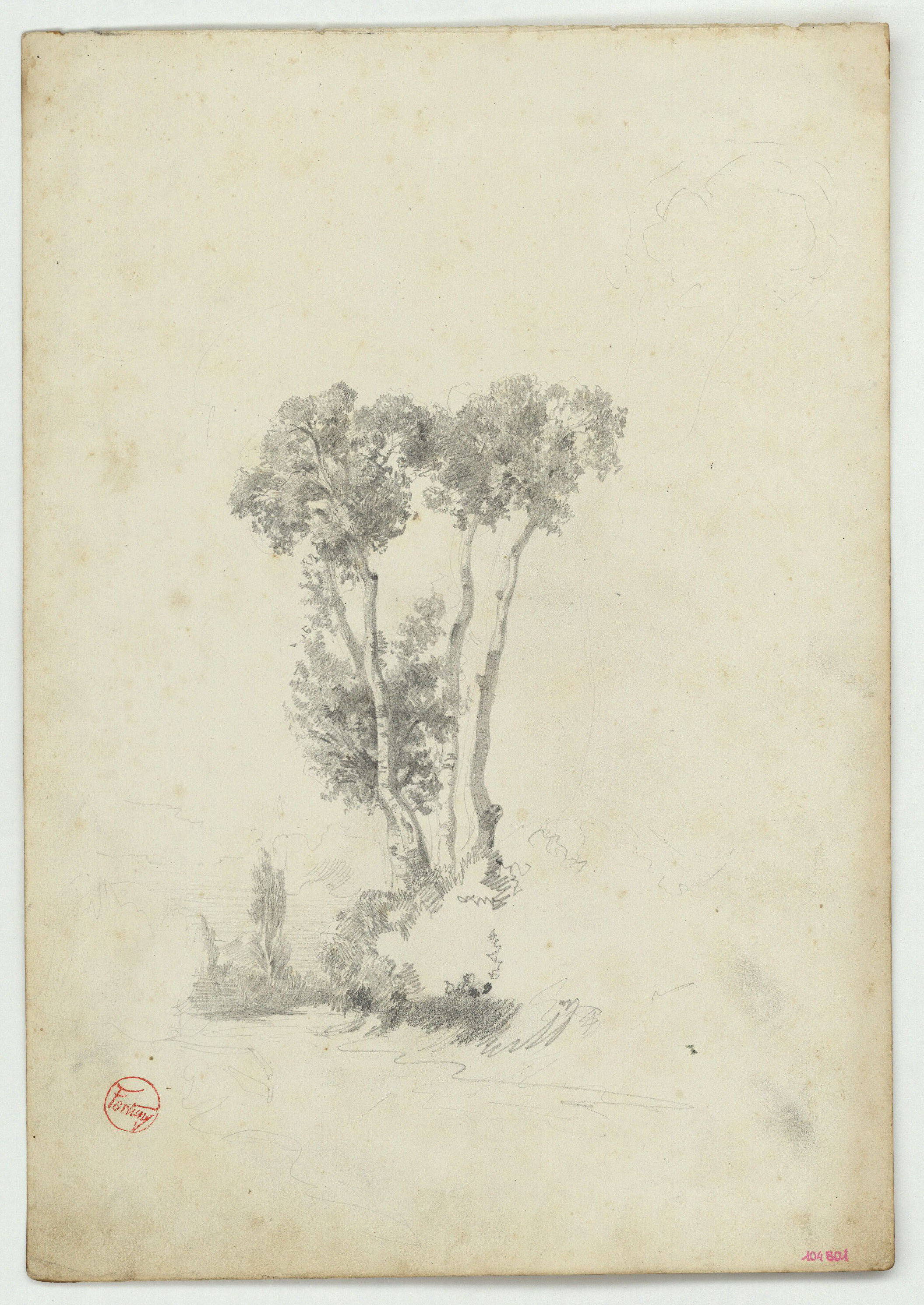 image for: Marià Fortuny - Arbres - Cap a 1867-1872