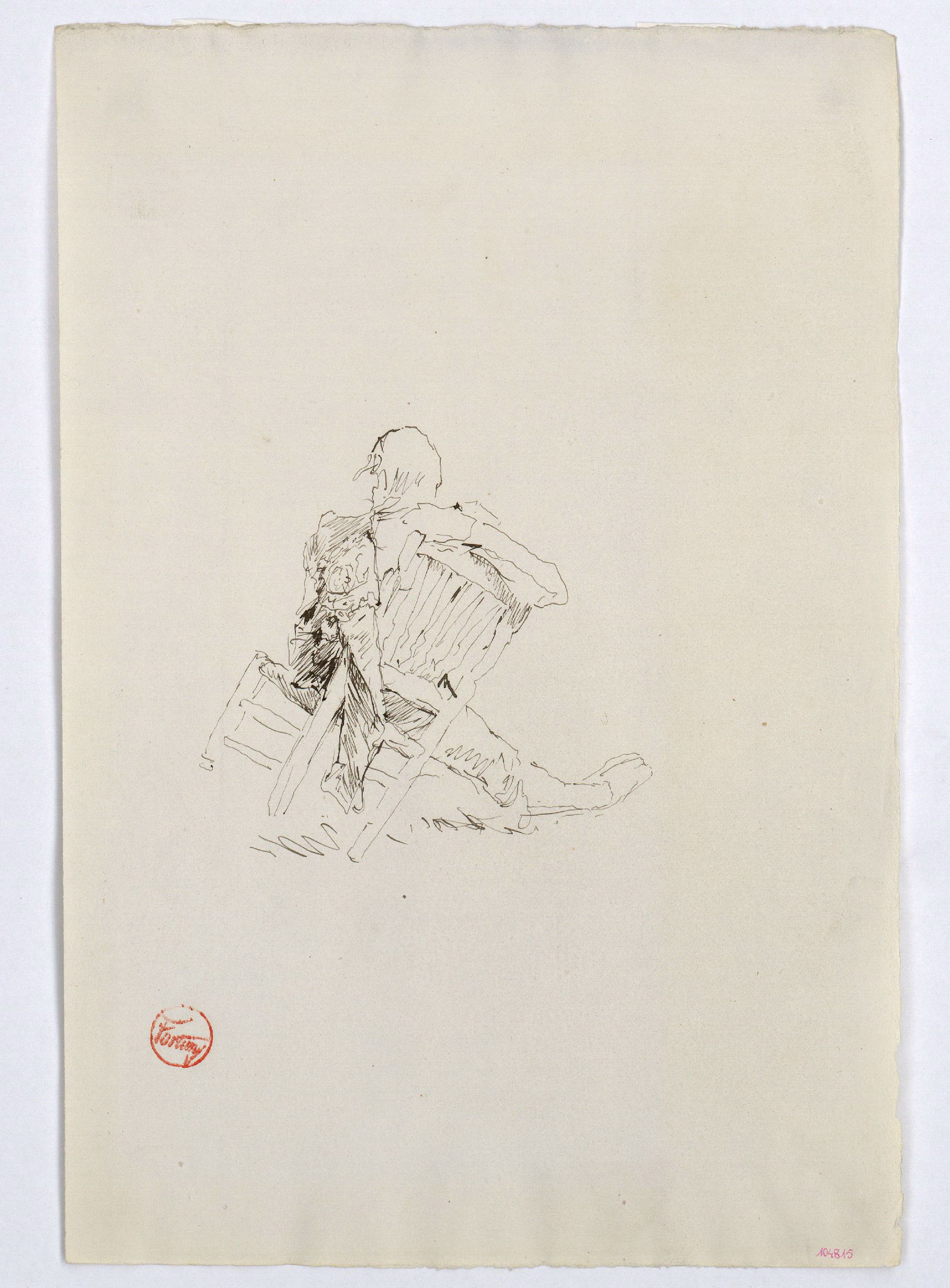 image for: Marià Fortuny - Estudi per al quadre «Dinar a l'Alhambra» - Cap a 1872