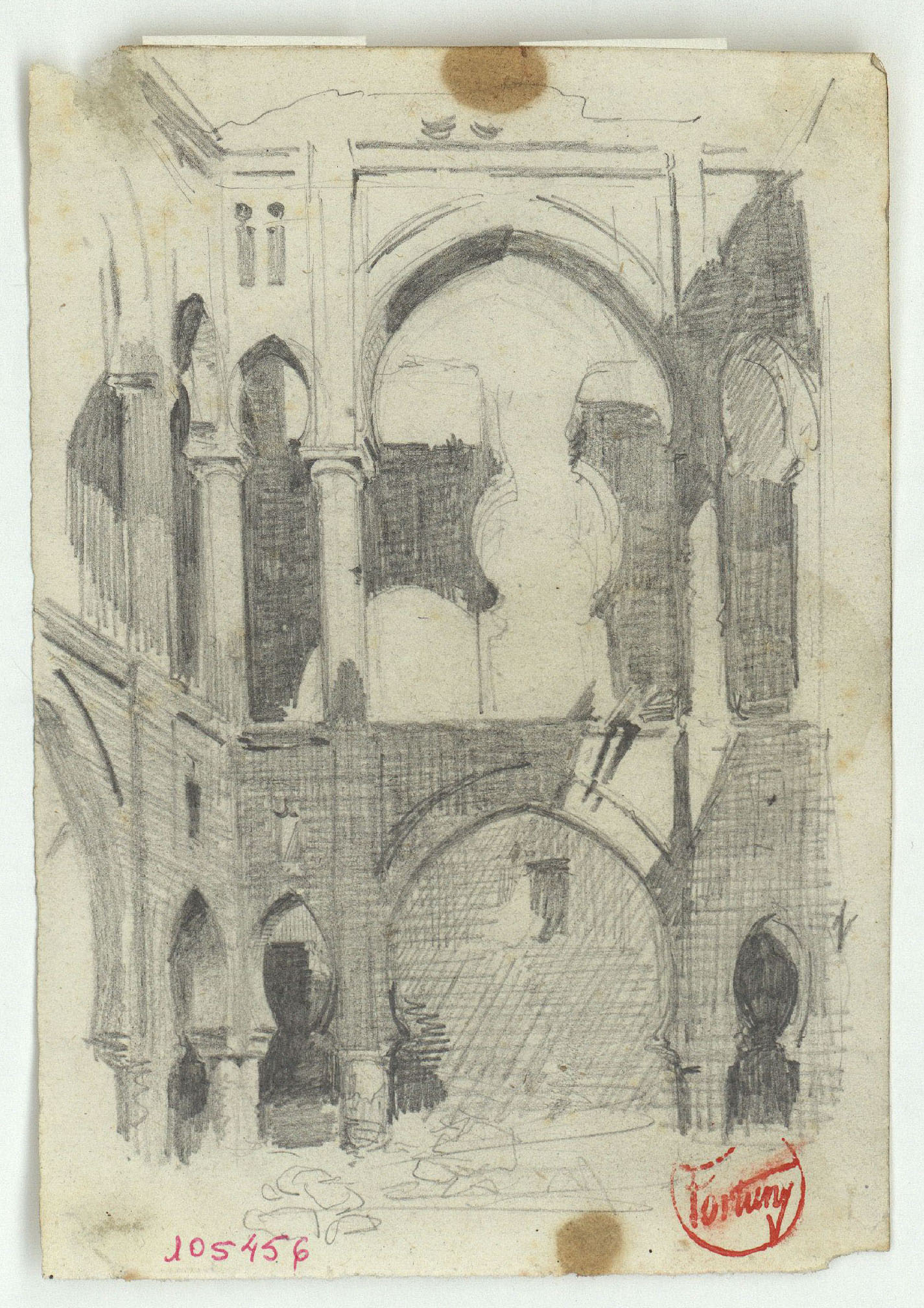 image for: Marià Fortuny - Ruïnes d'un palau d'estil musulmà - Cap a 1860-1862