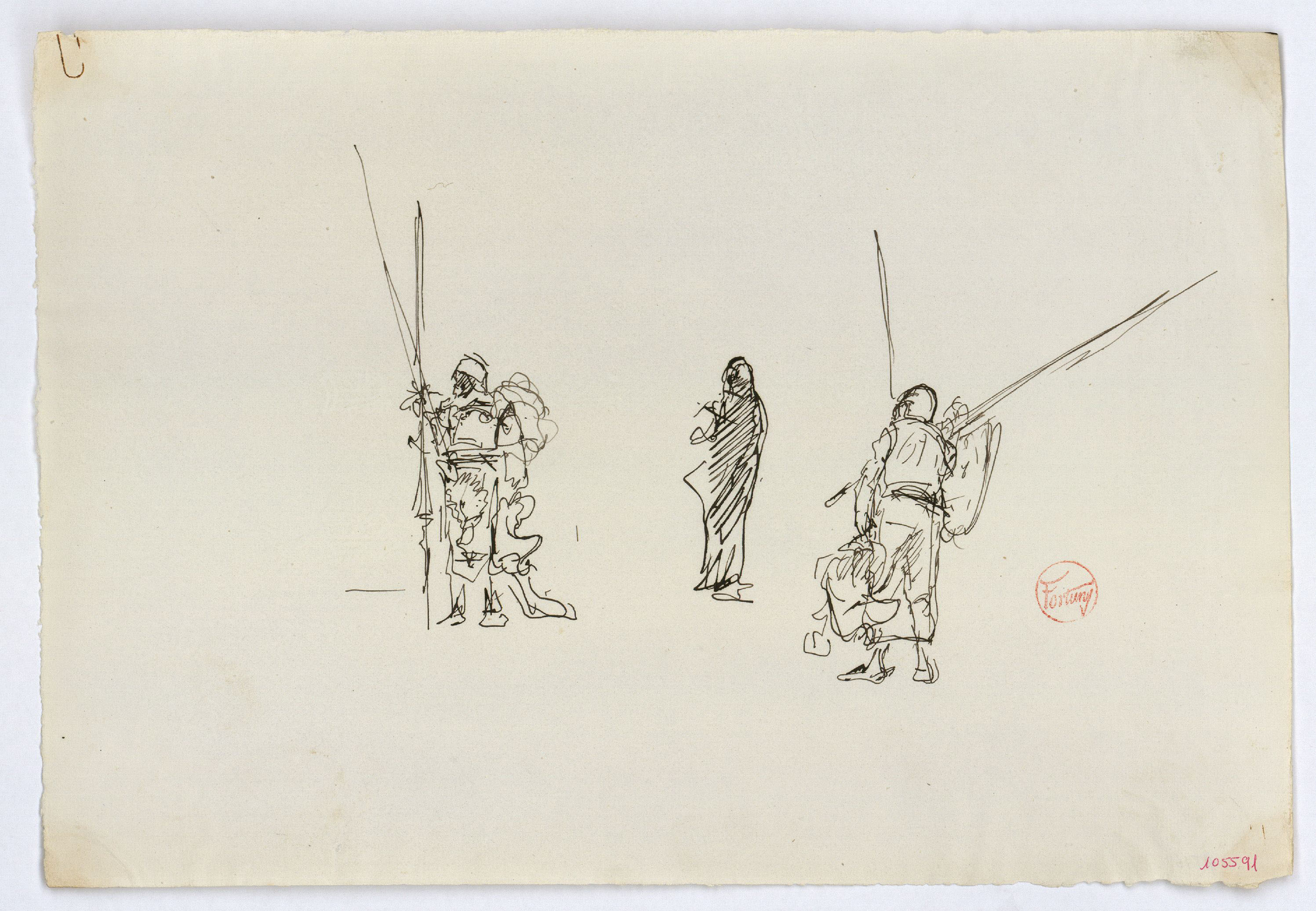 image for: Marià Fortuny - Guerrers - Cap a 1870-1872