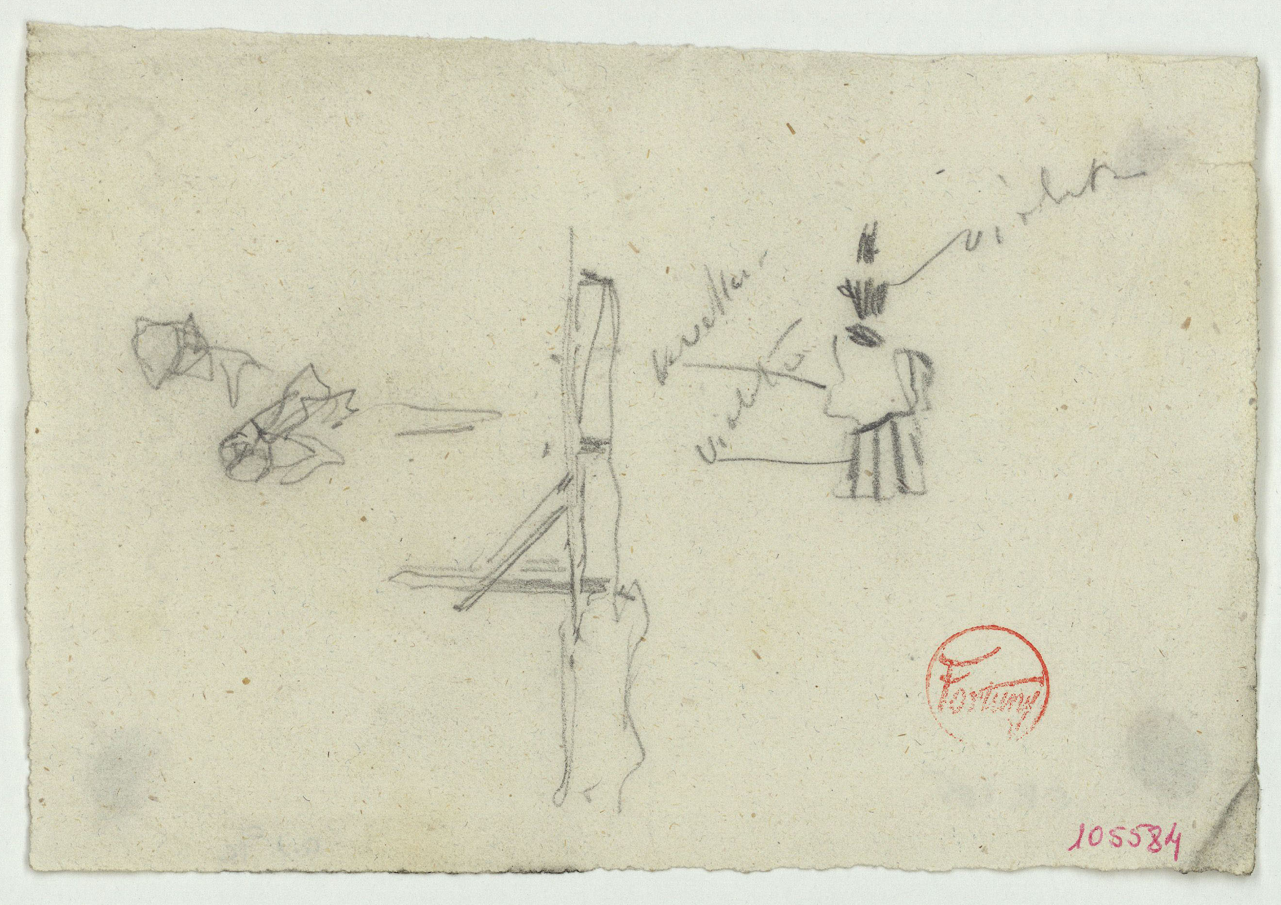 image for: Marià Fortuny - Croquis inconcret - Cap a 1867-1874