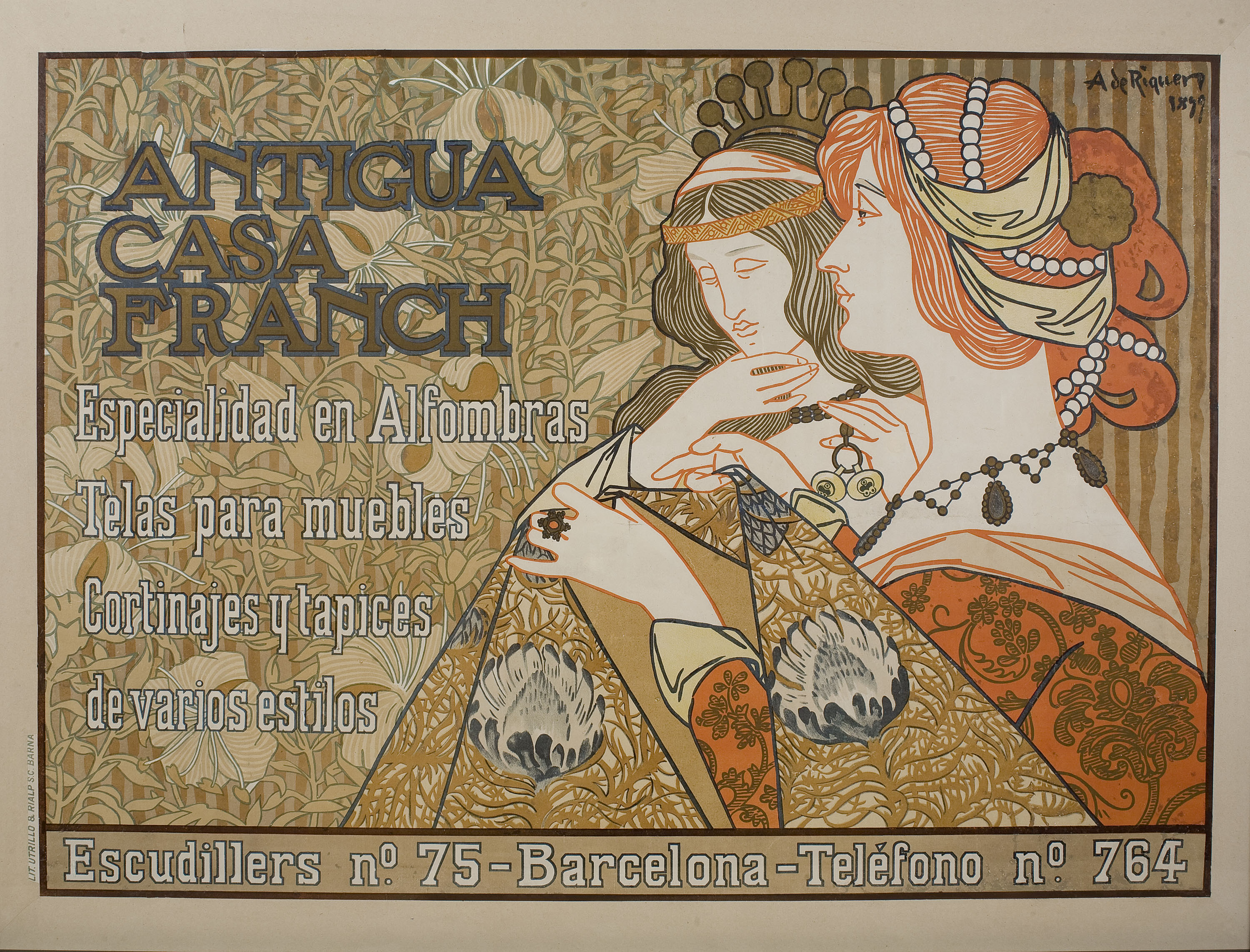 image for: Alexandre de Riquer - Antigua Casa Franch - 1899