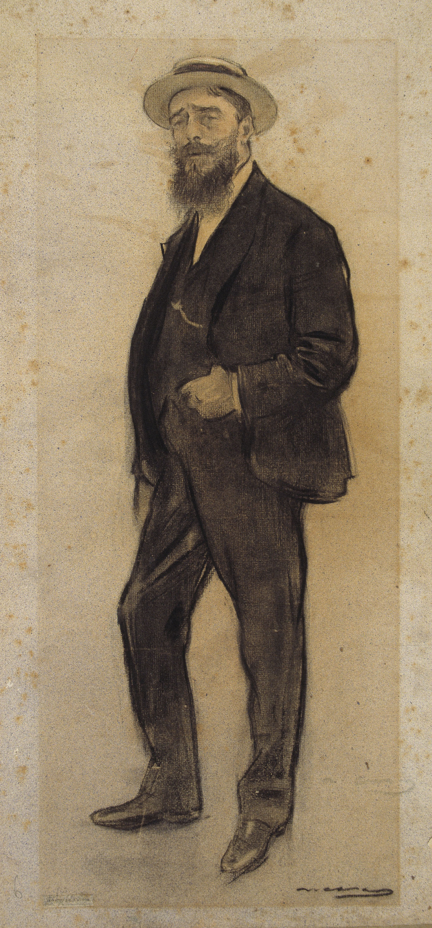 image for: Ramon Casas - Retrat de Josep Reynés - Cap a 1897-1899