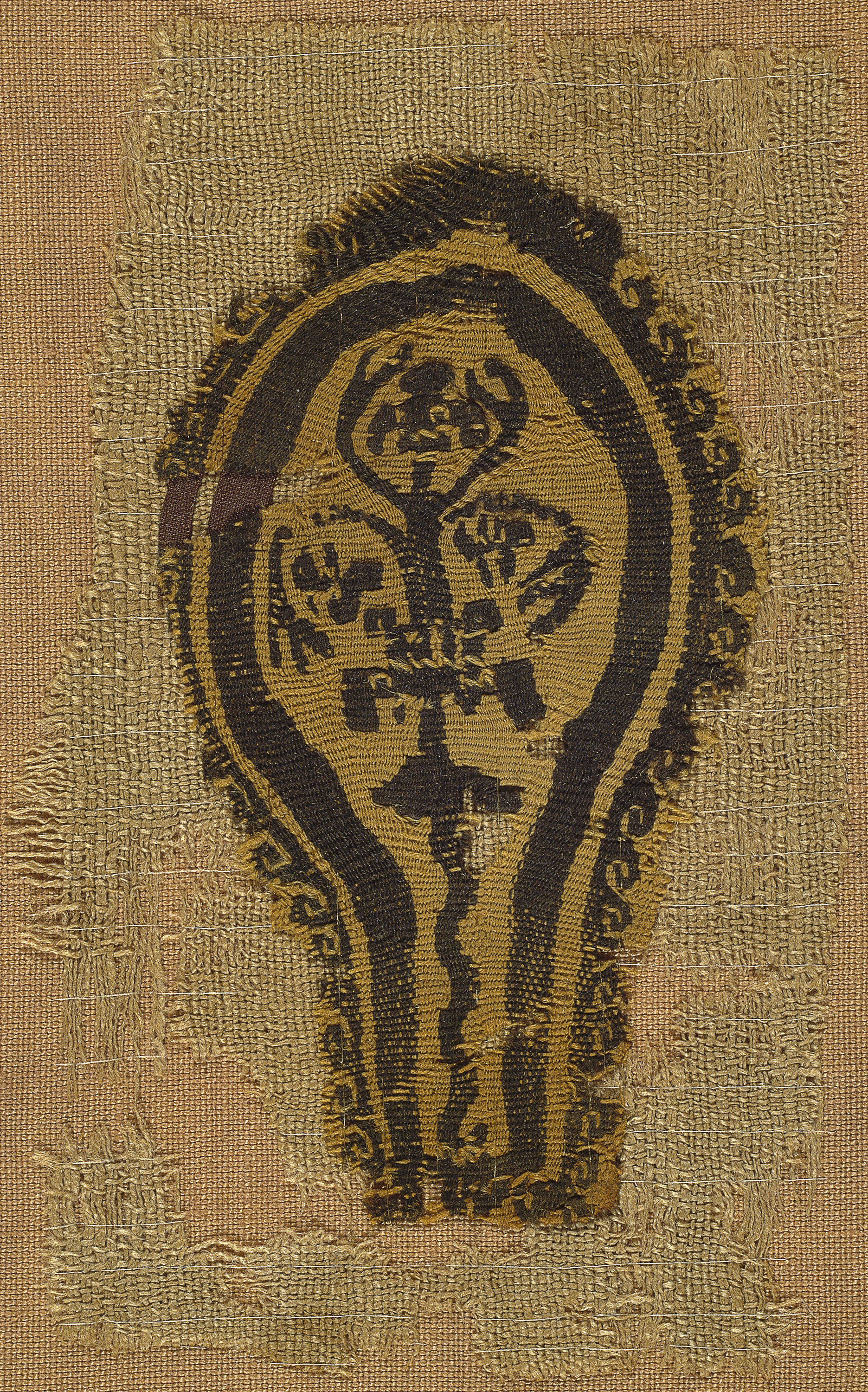 image for: Anònim - Fragment de teixit copte amb l'arbre de la vida - Egipte, segles VIII-X