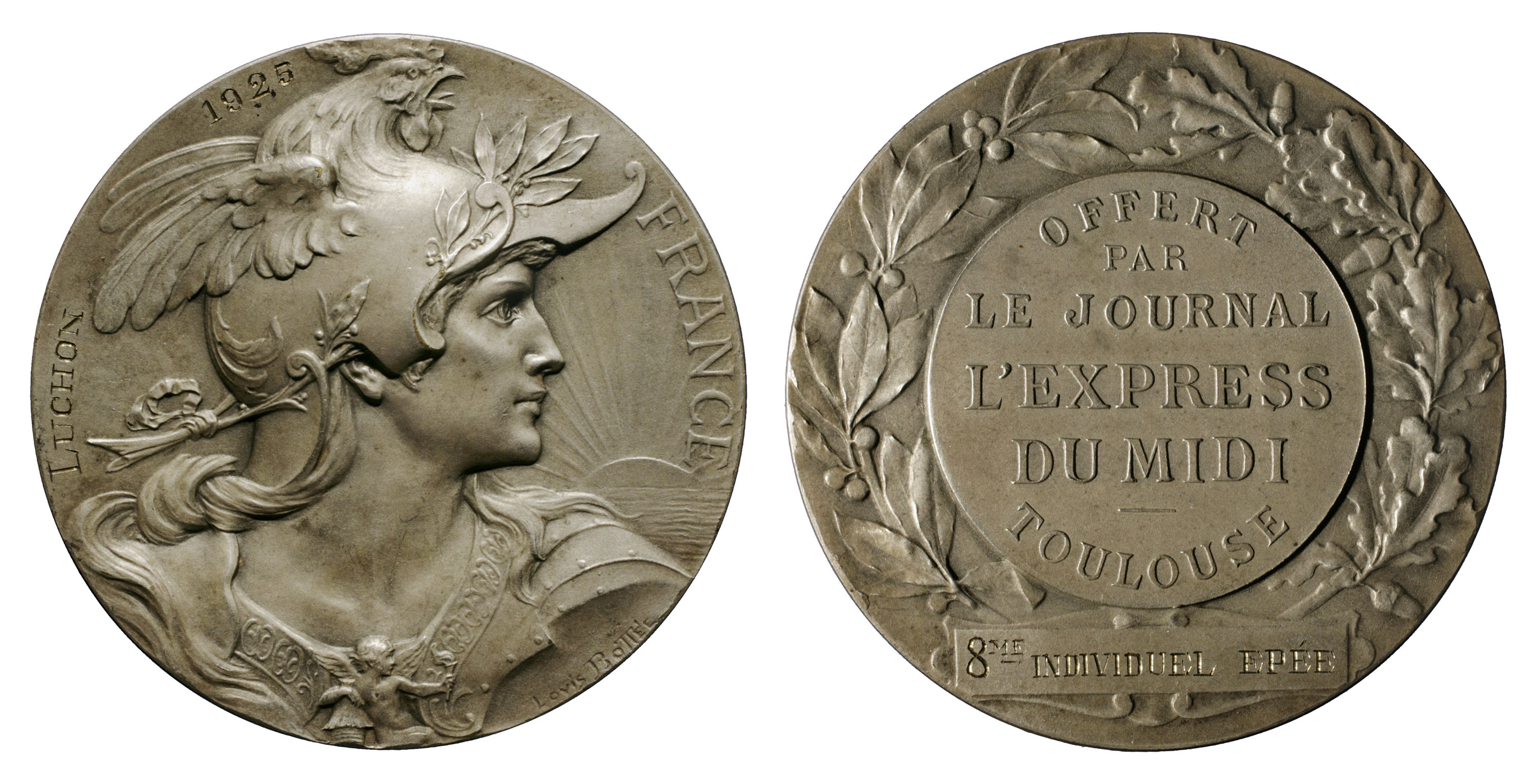 image for: Louis Alexandre Bottée - República francesa. Premi del diari «L'Express du Midi» de Toulouse - 1899