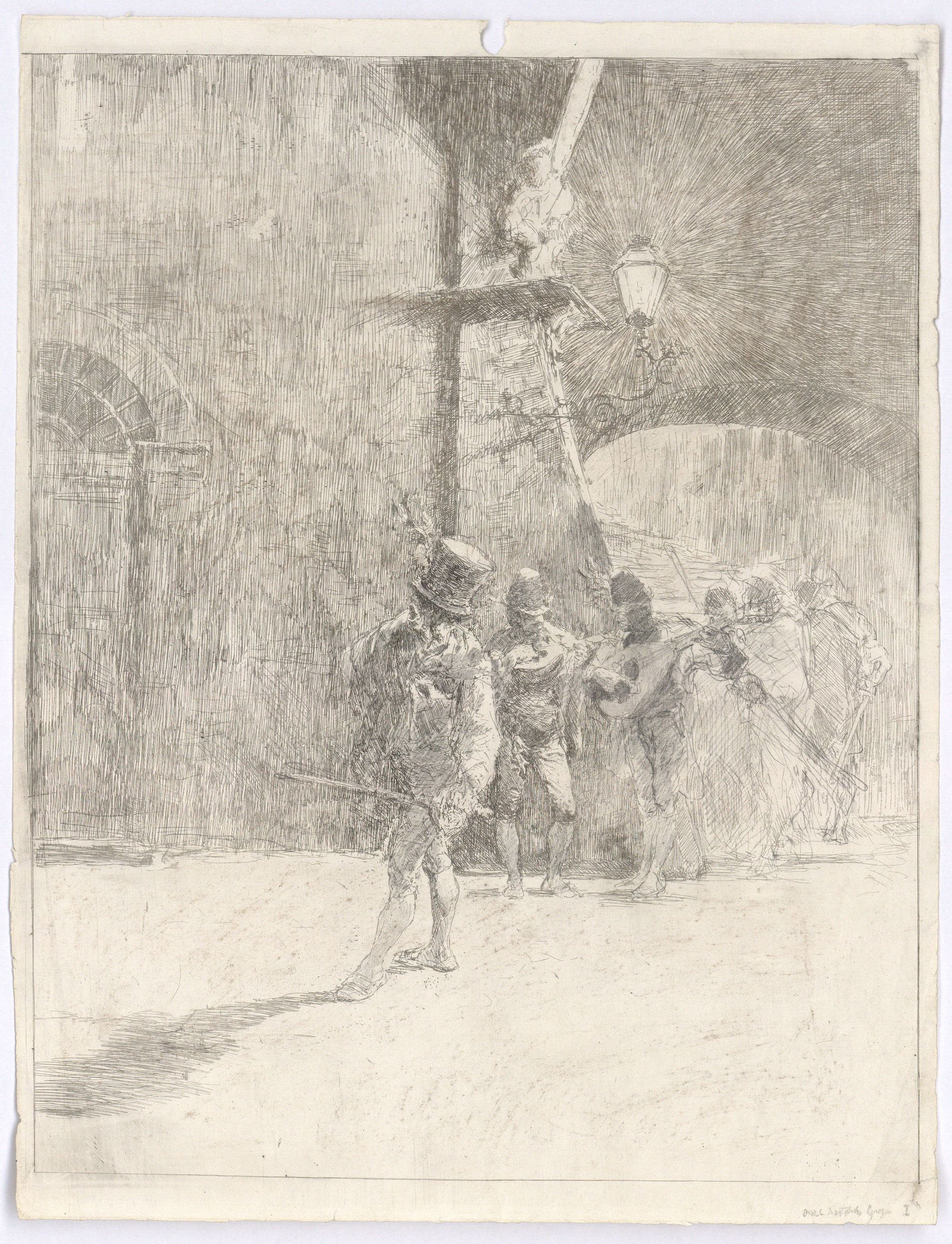 image for: Marià Fortuny - Ronda nocturna - Cap a 1863-1865