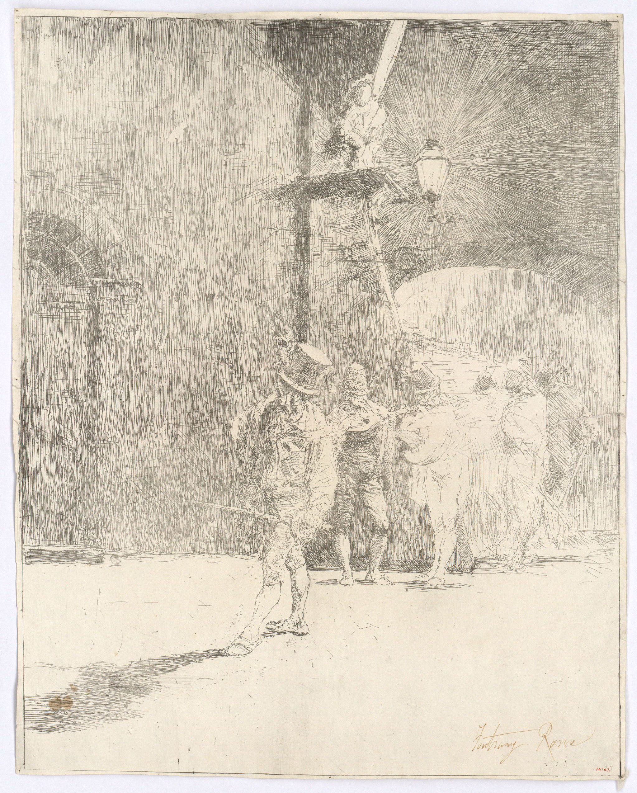 image for: Marià Fortuny - Ronda nocturna - Cap a 1863-1865
