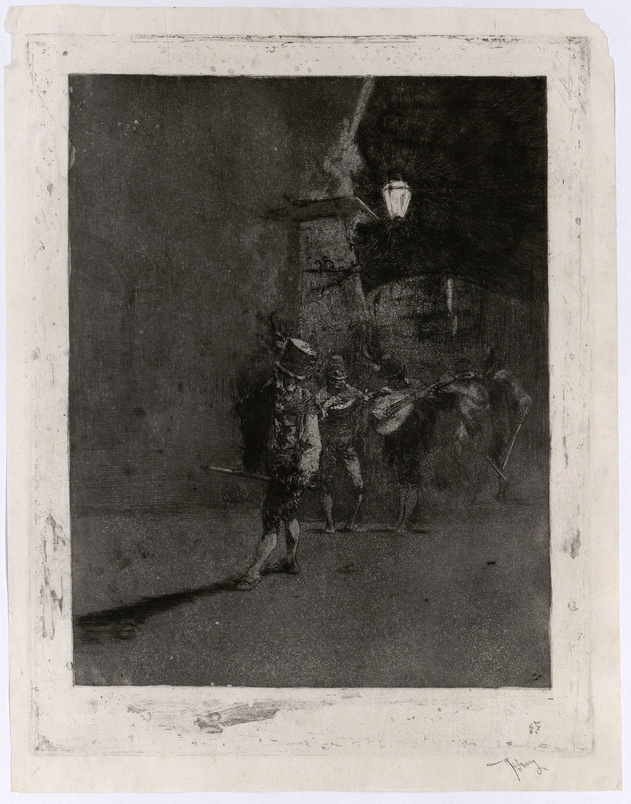 image for: Marià Fortuny - Ronda nocturna - Cap a 1863-1865
