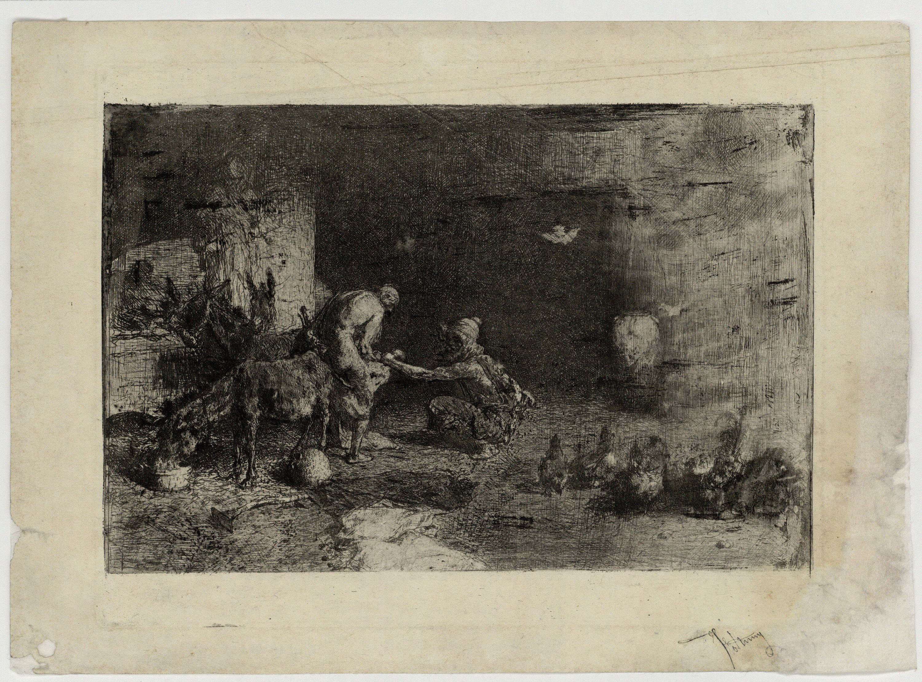 image for: Marià Fortuny - Ferrador marroquí - Cap a 1863