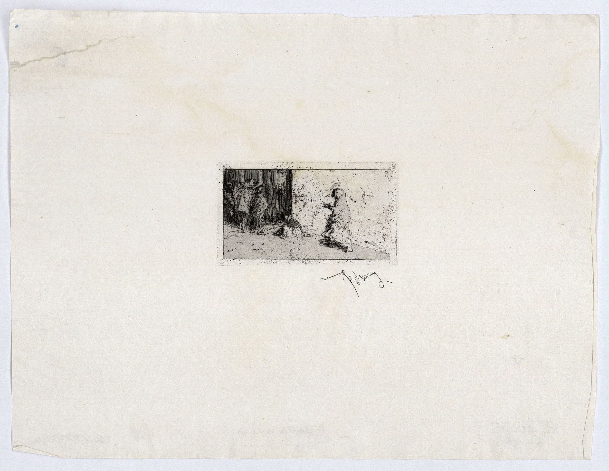 image for: Marià Fortuny - Une rue de Séville (Un carrer de Sevilla) - Cap a 1868-1873
