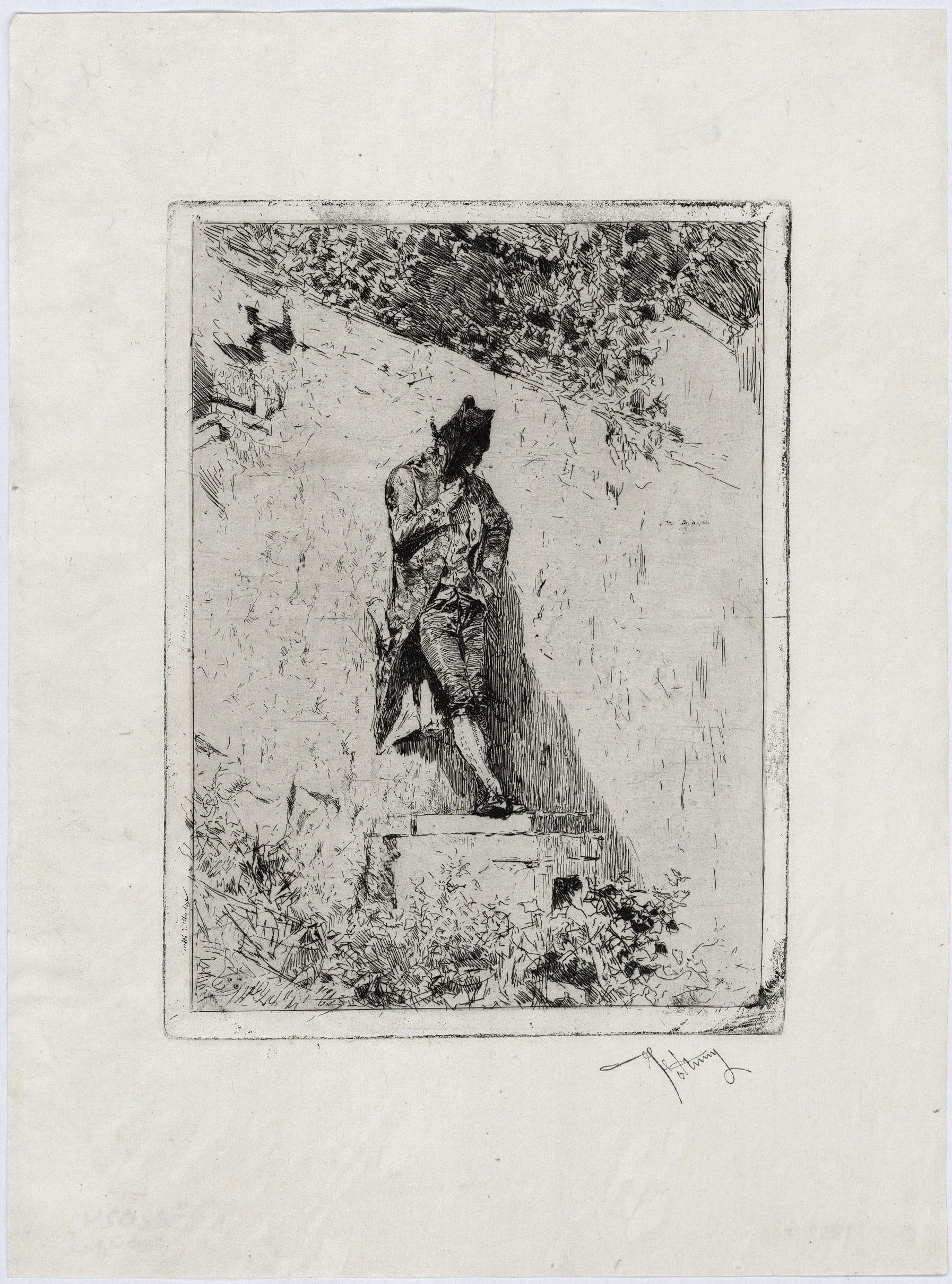 image for: Marià Fortuny - Meditació - Cap a 1869