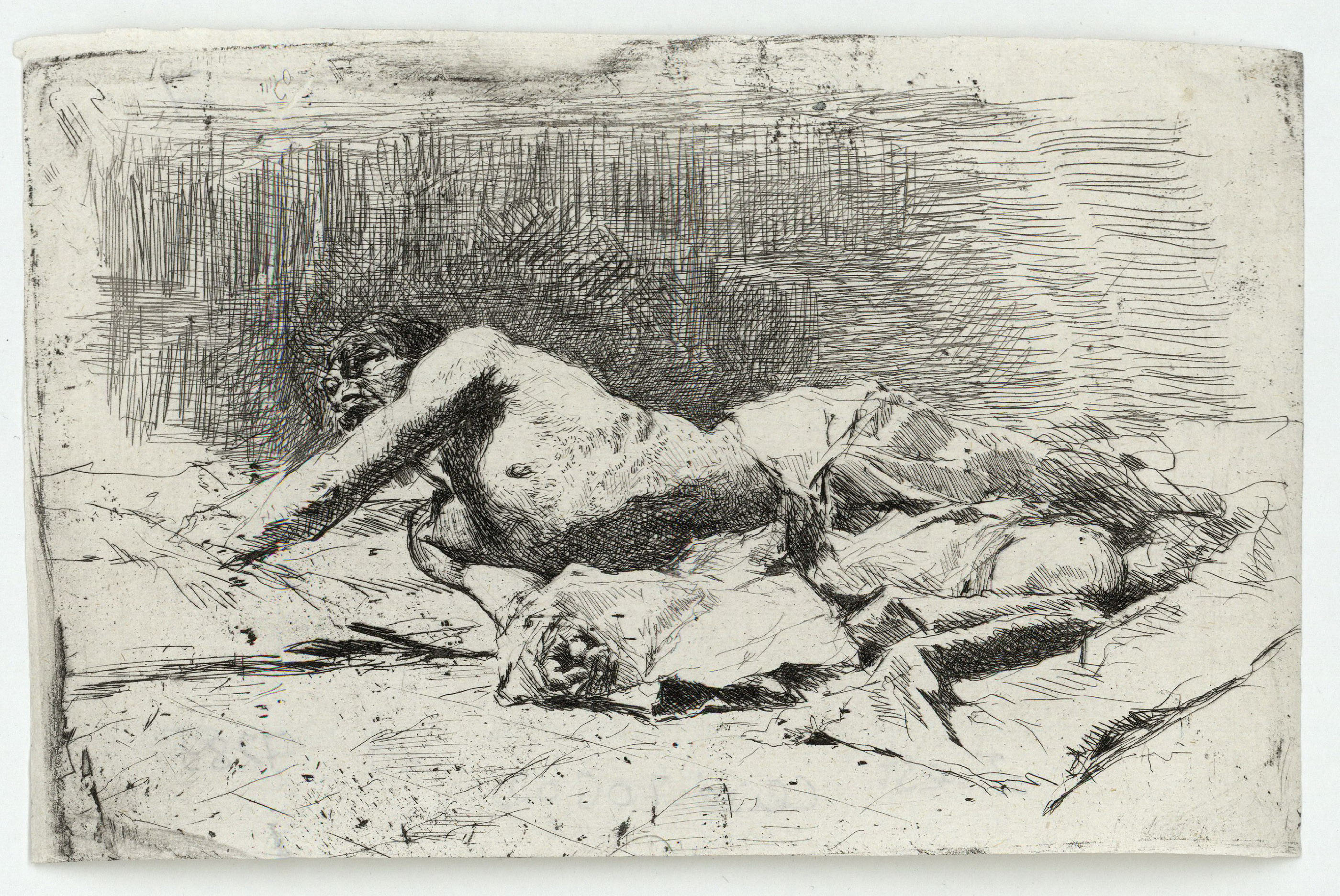 image for: Marià Fortuny - L'empestat - 1878