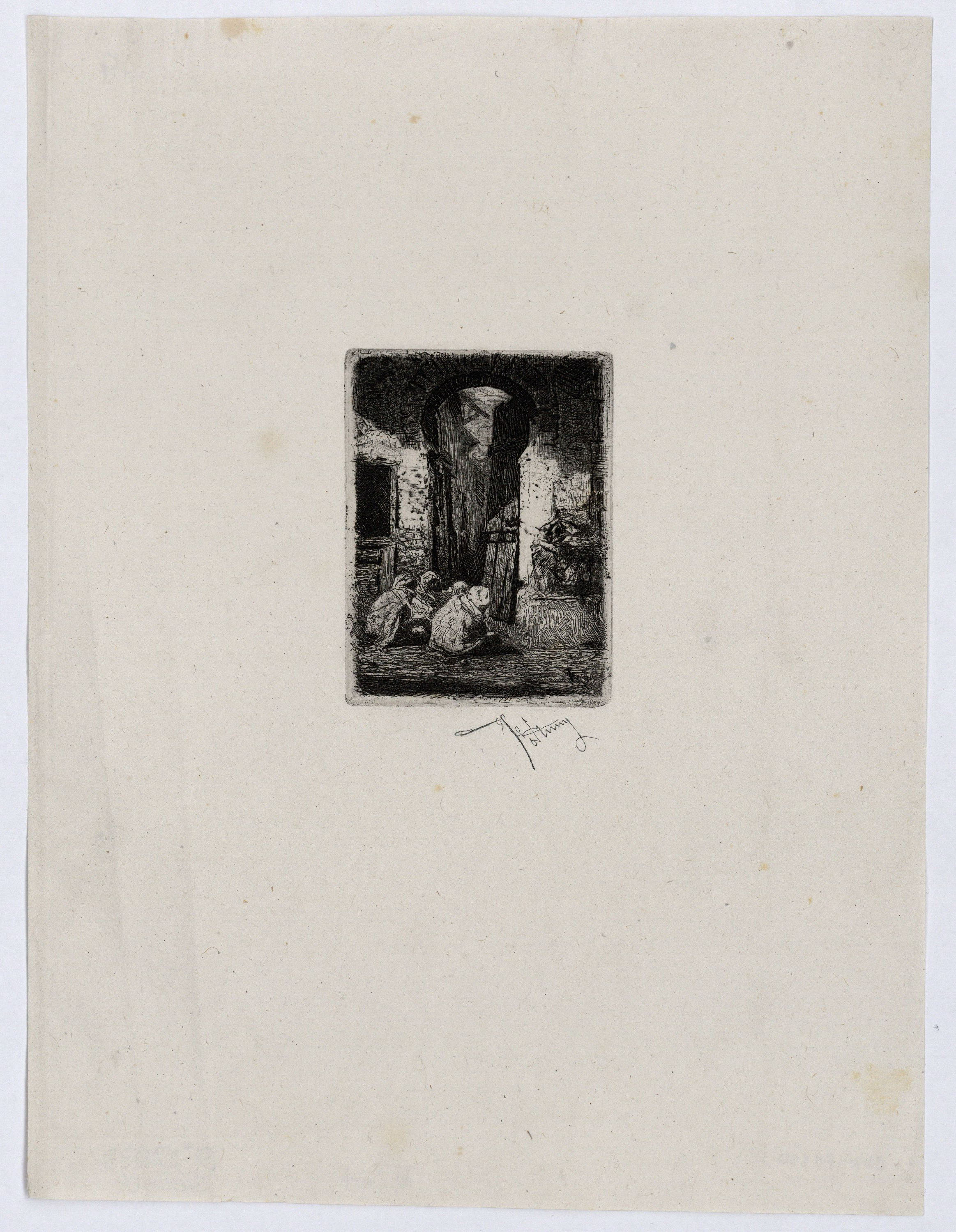 image for: Marià Fortuny - Tànger - Cap a 1861