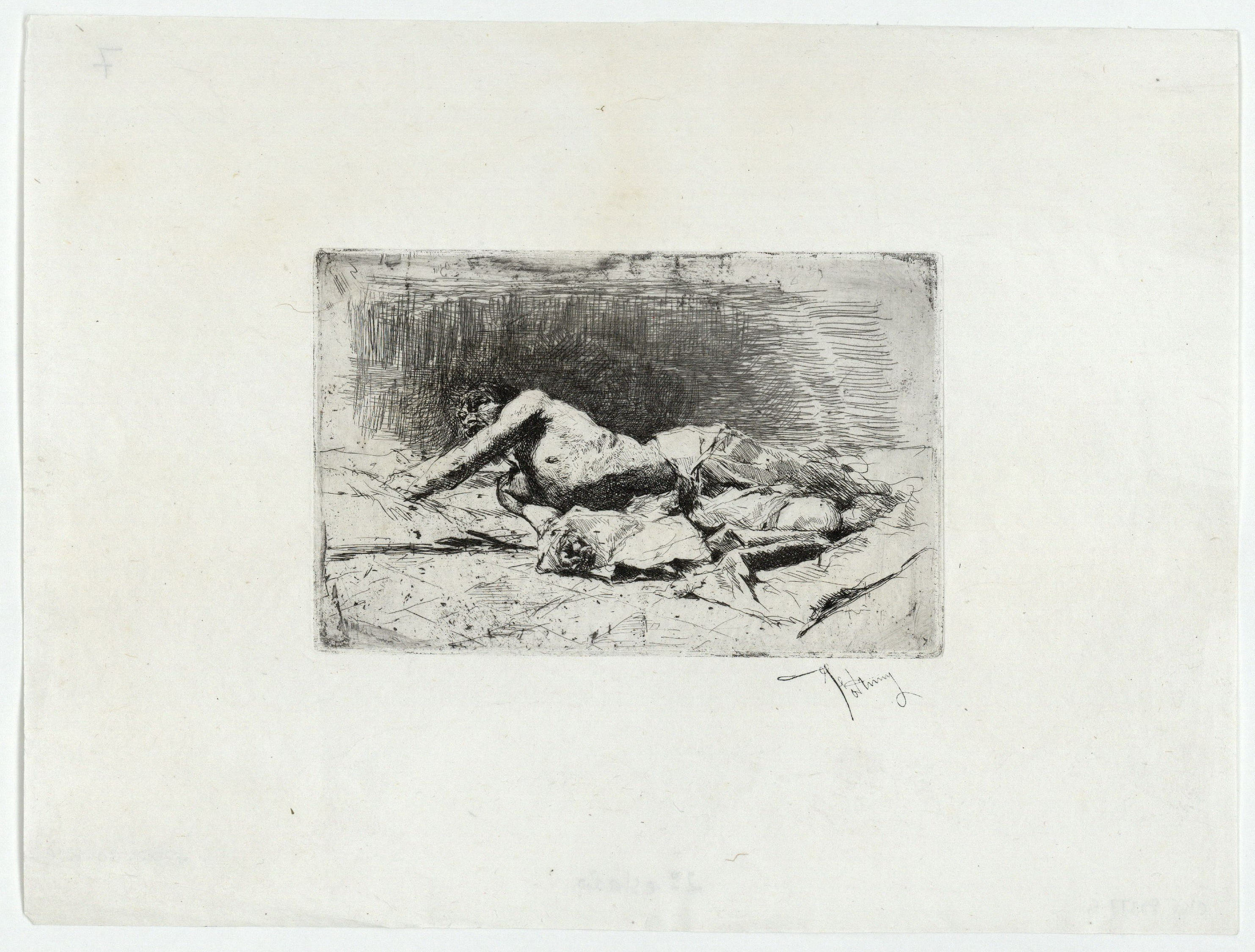 image for: Marià Fortuny - L'empestat - 1878