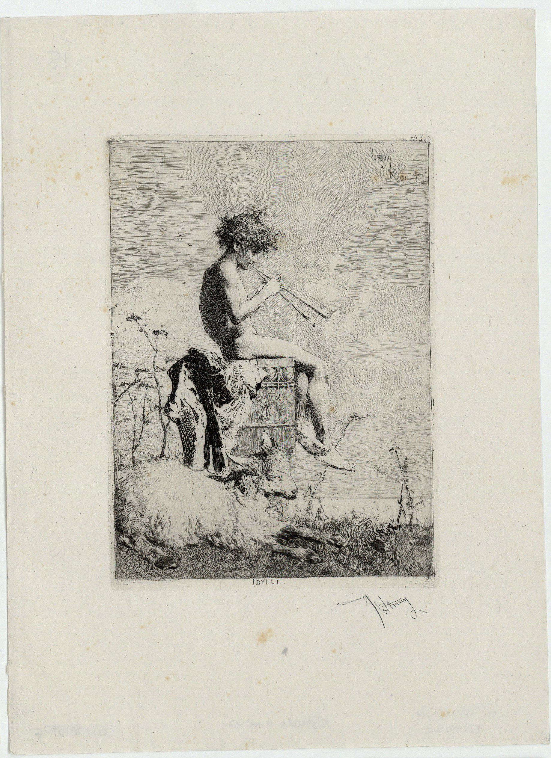 image for: Marià Fortuny - Idylle (Idil·li) - 1865