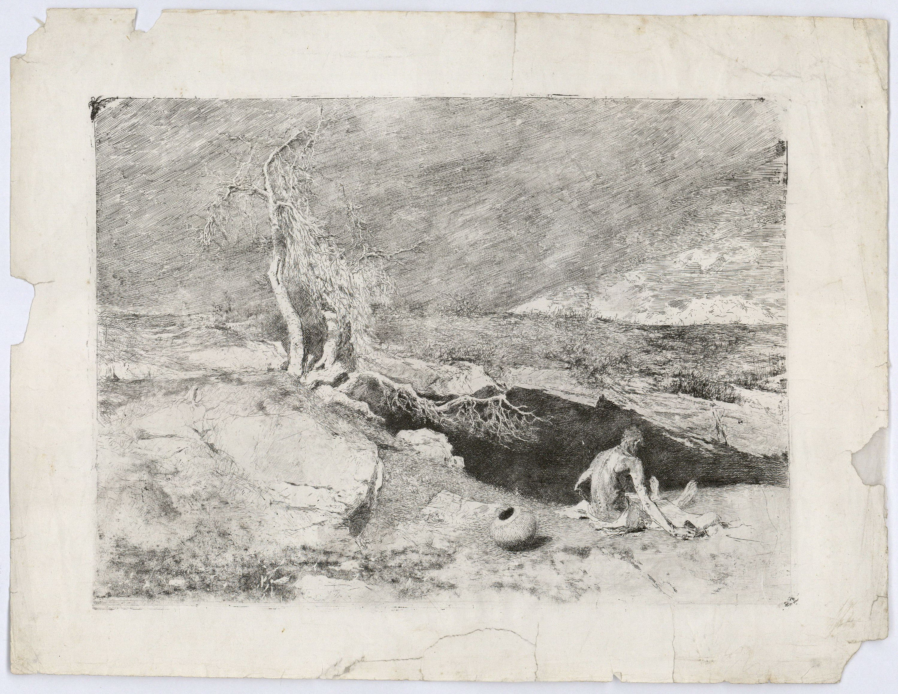 image for: Marià Fortuny - Anacoreta - Cap a 1869