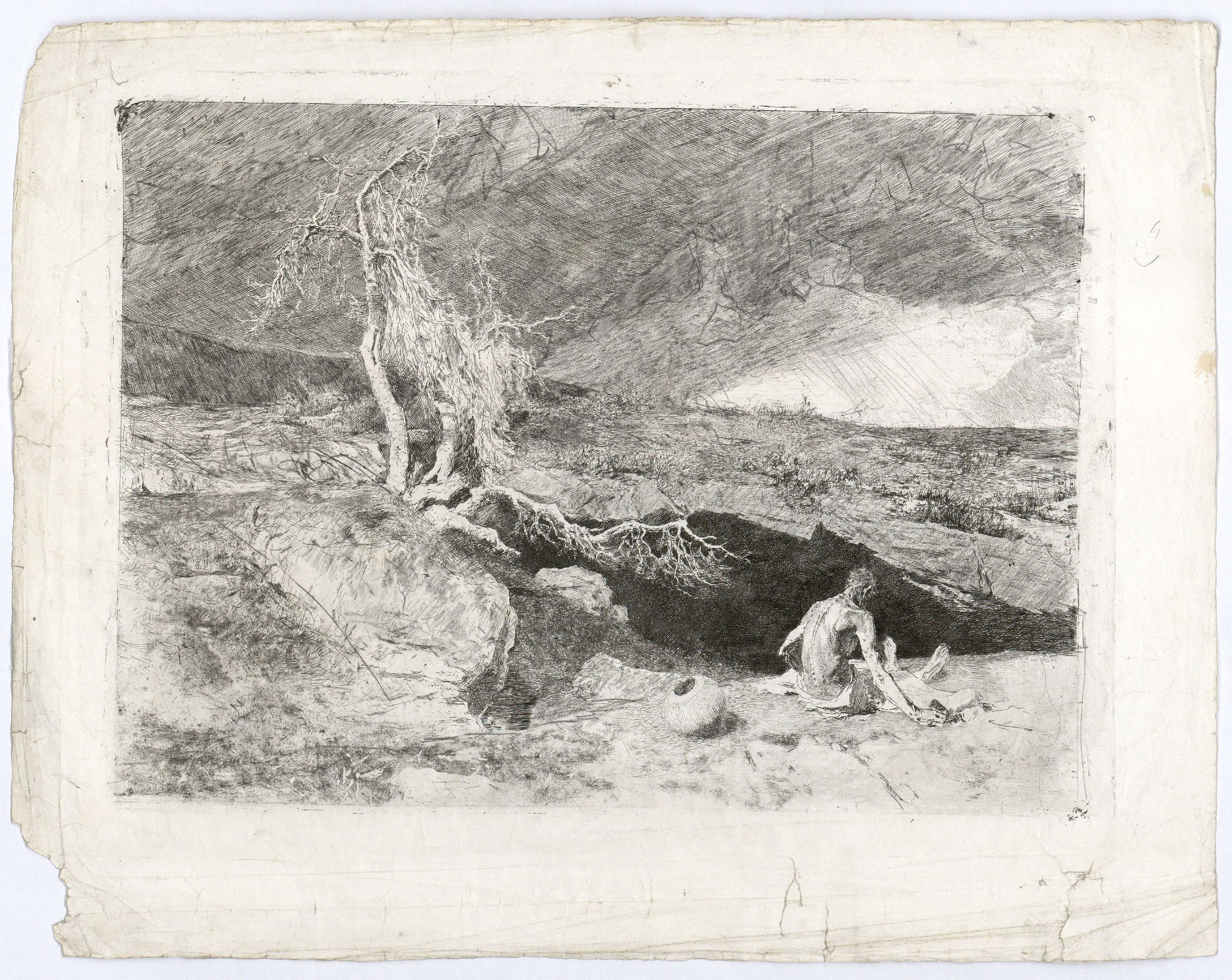 image for: Marià Fortuny - Anacoreta - Cap a 1869