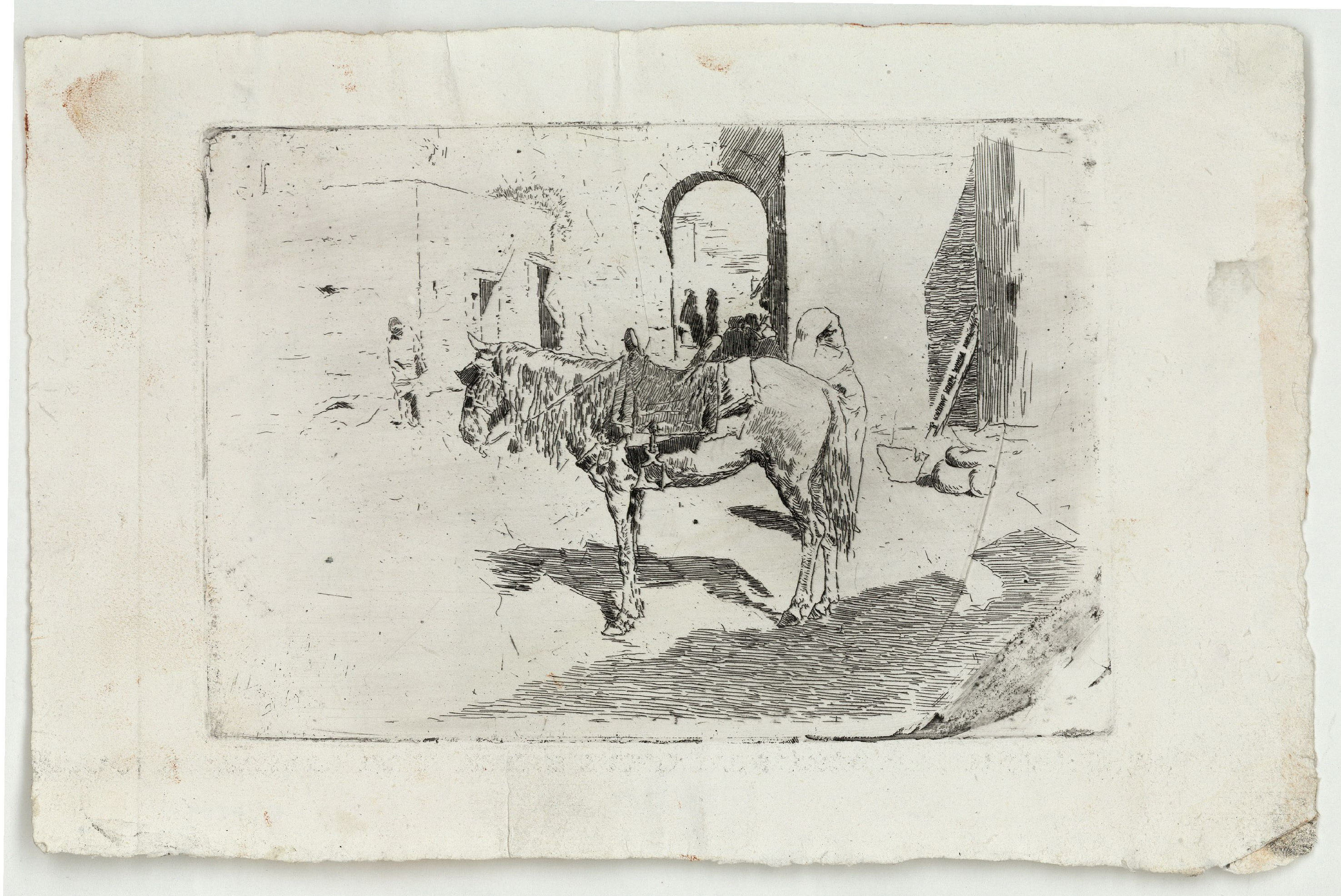 image for: Marià Fortuny - Cavall marroquí - Cap a 1873-1874