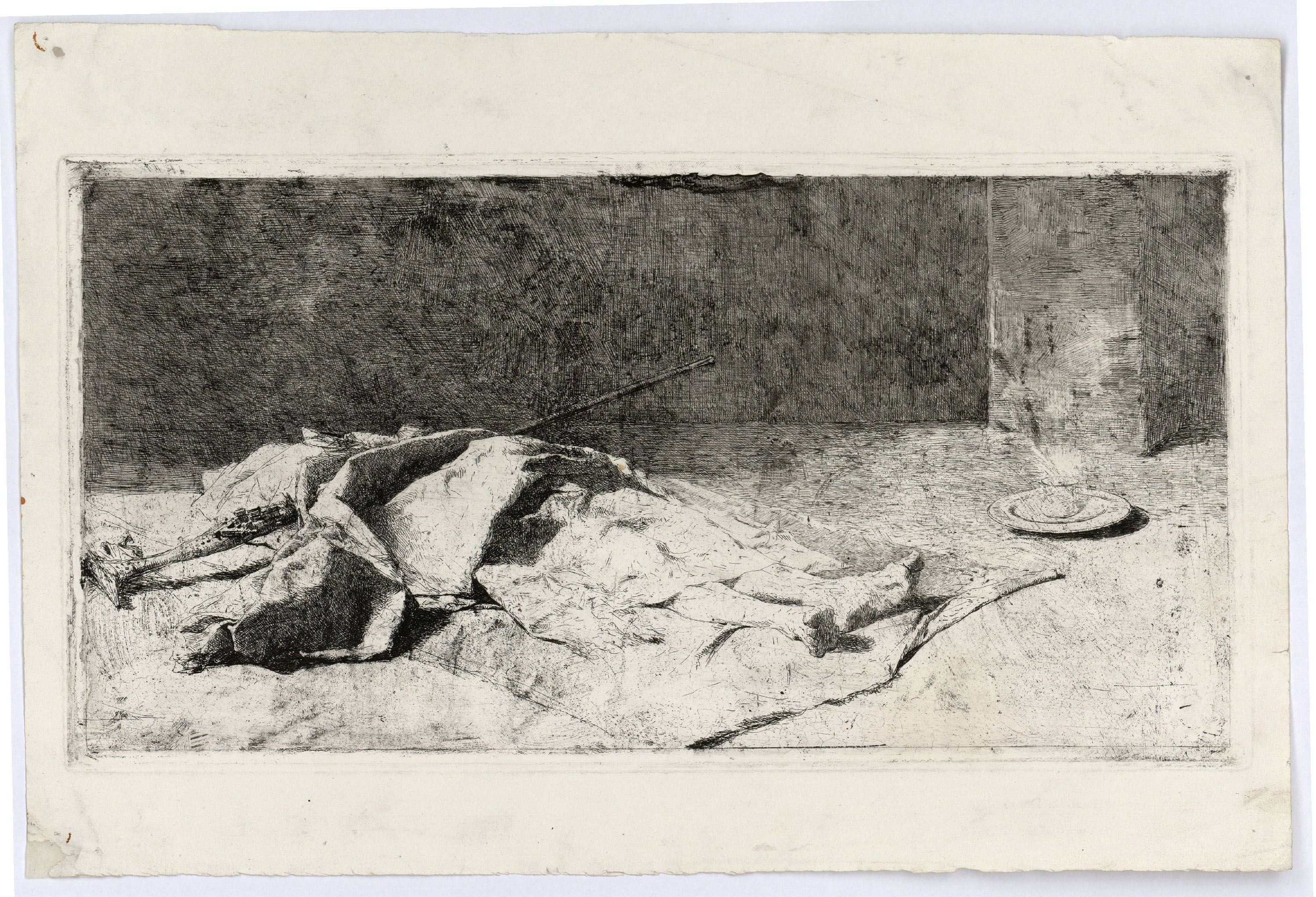 image for: Marià Fortuny - Cabilenc mort - 1867